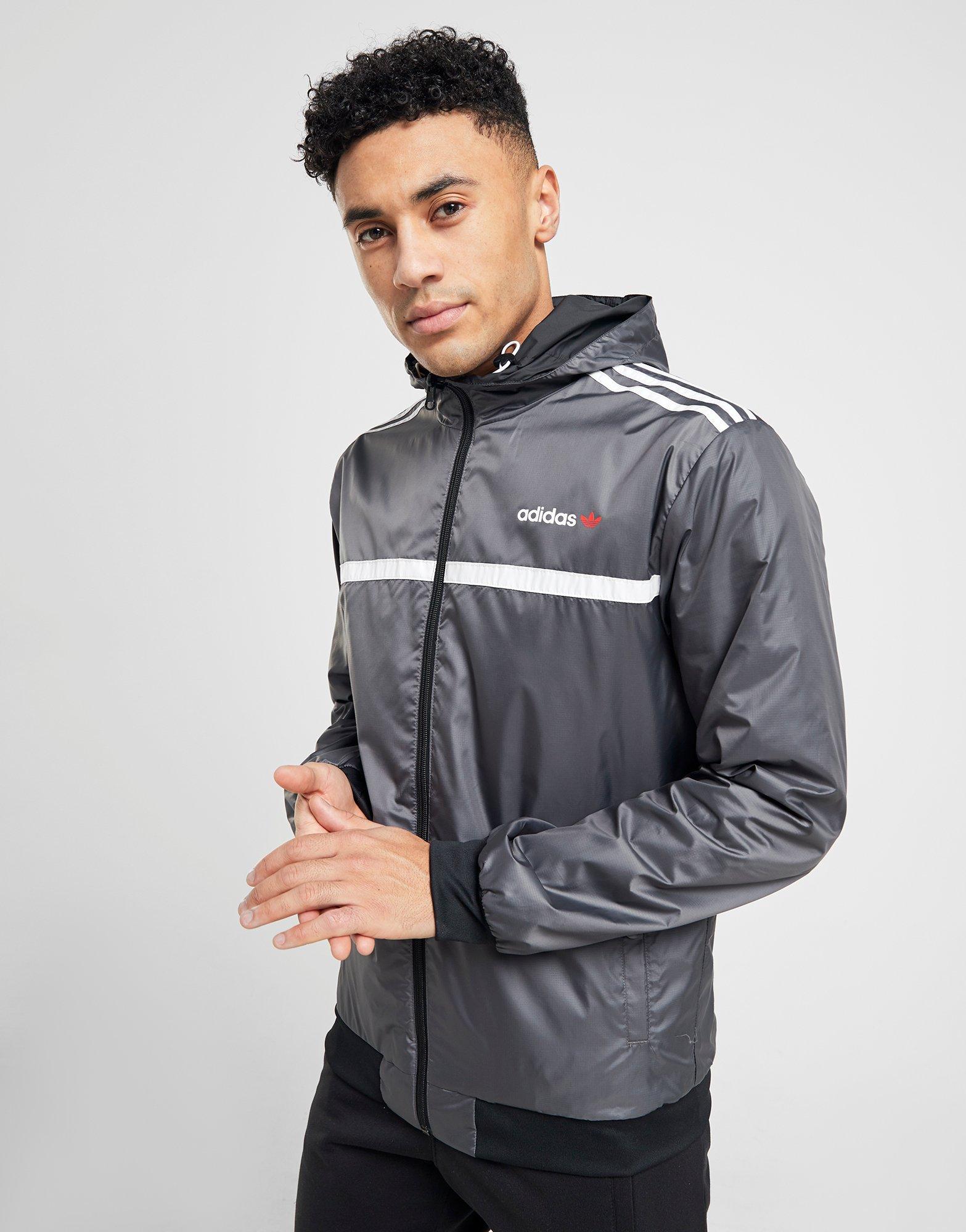 adidas windbreaker reversible jacket