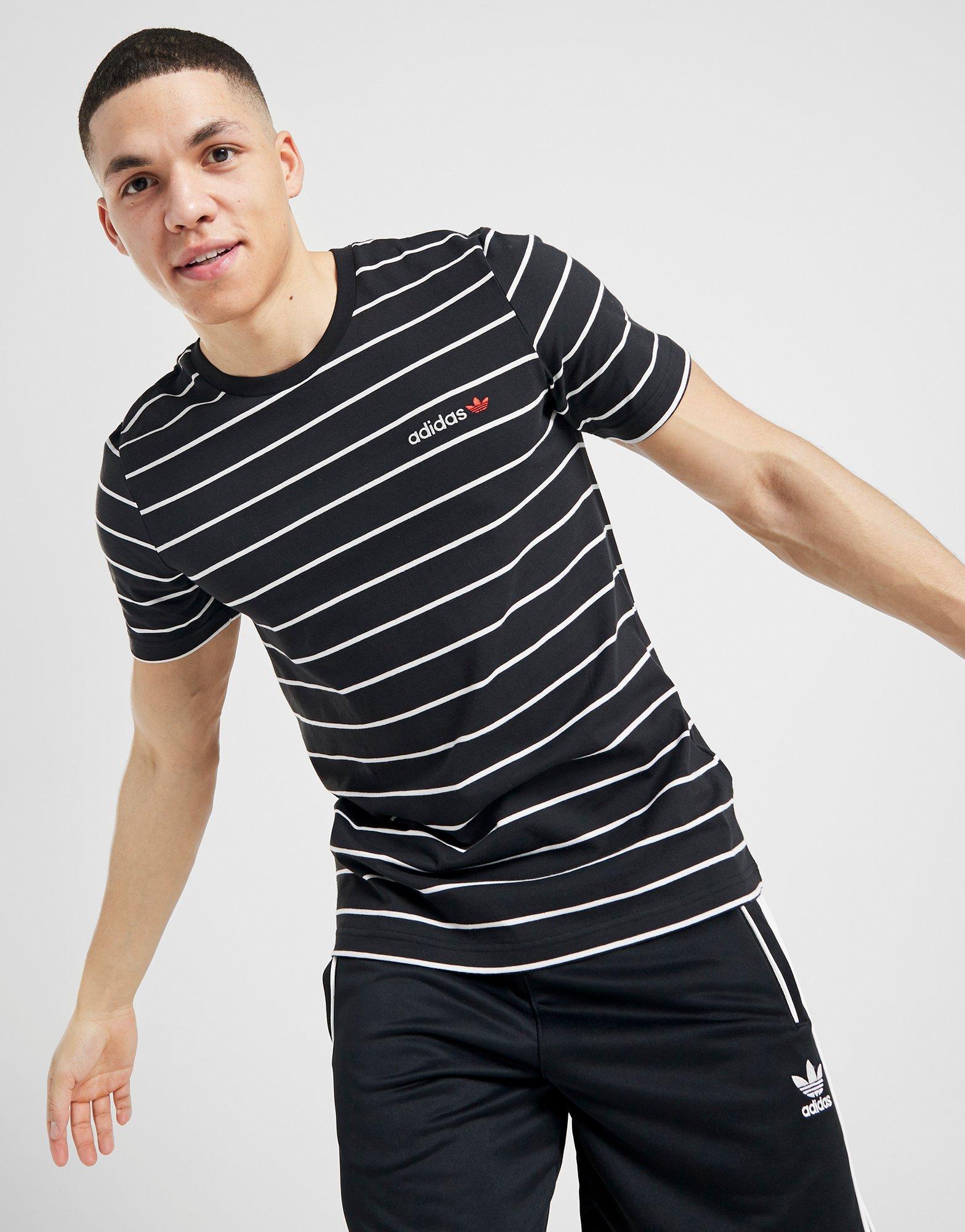 adidas originals stripe t shirt