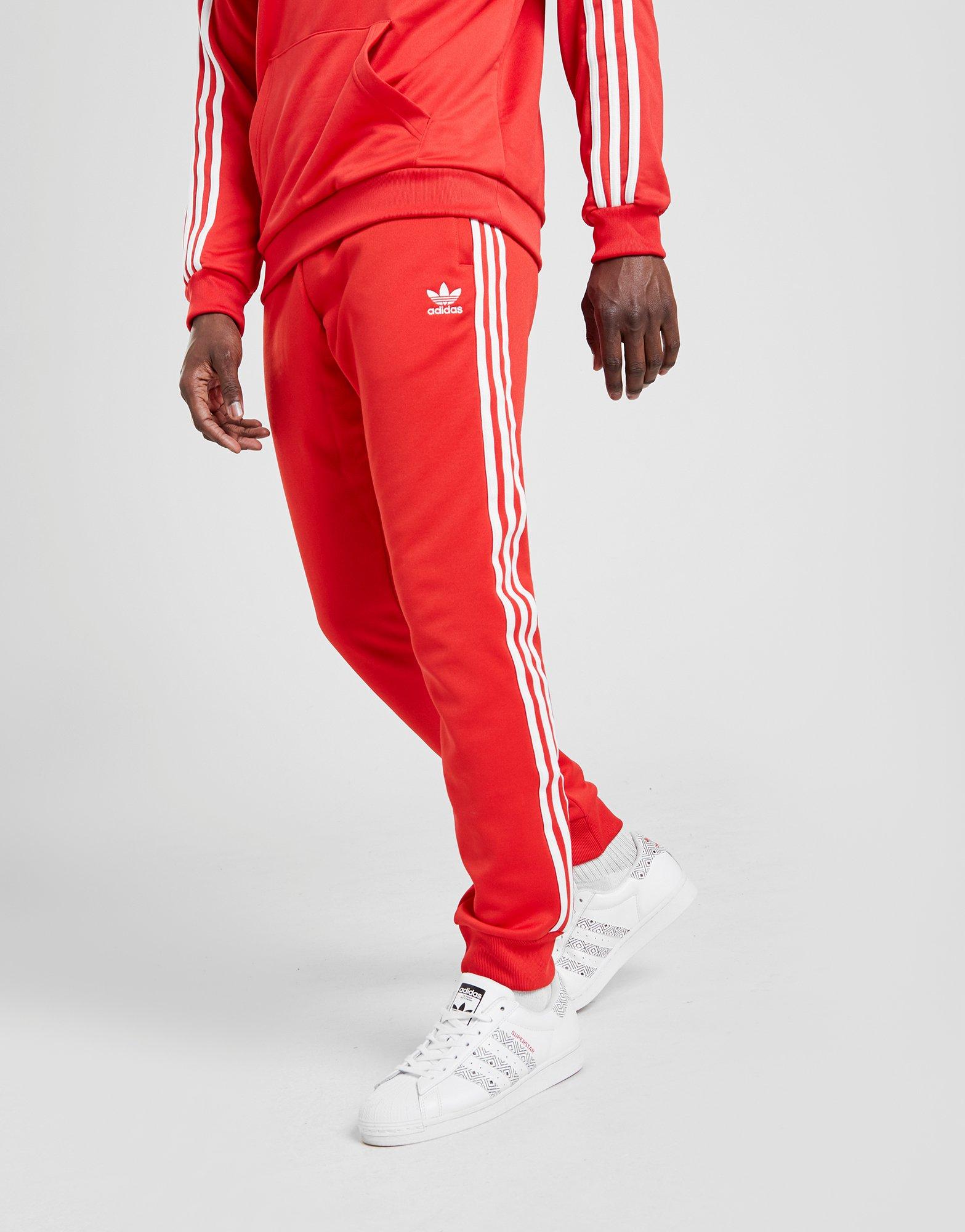 red adidas originals pants