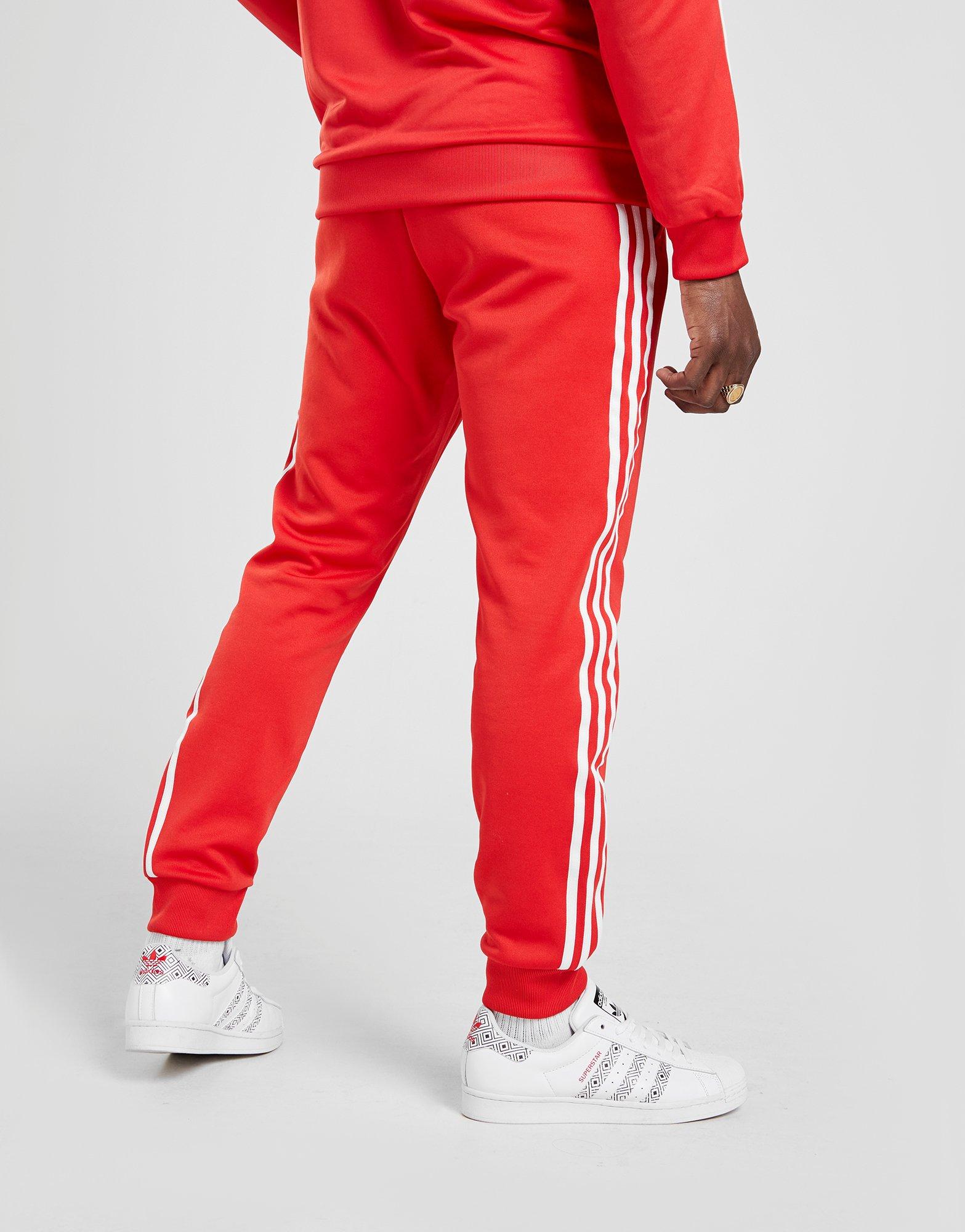 red adidas originals pants