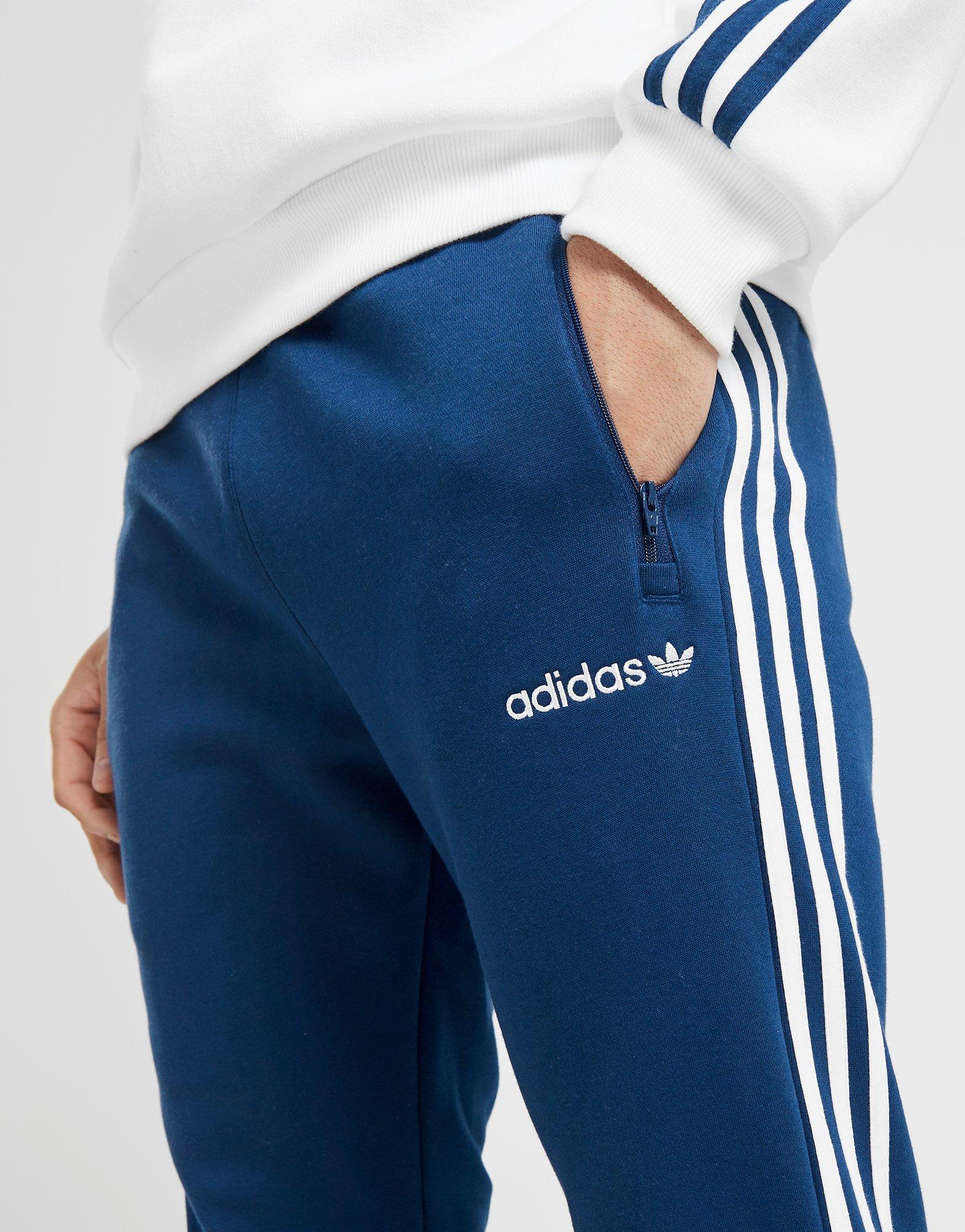 adidas originals linear logo fleece pants