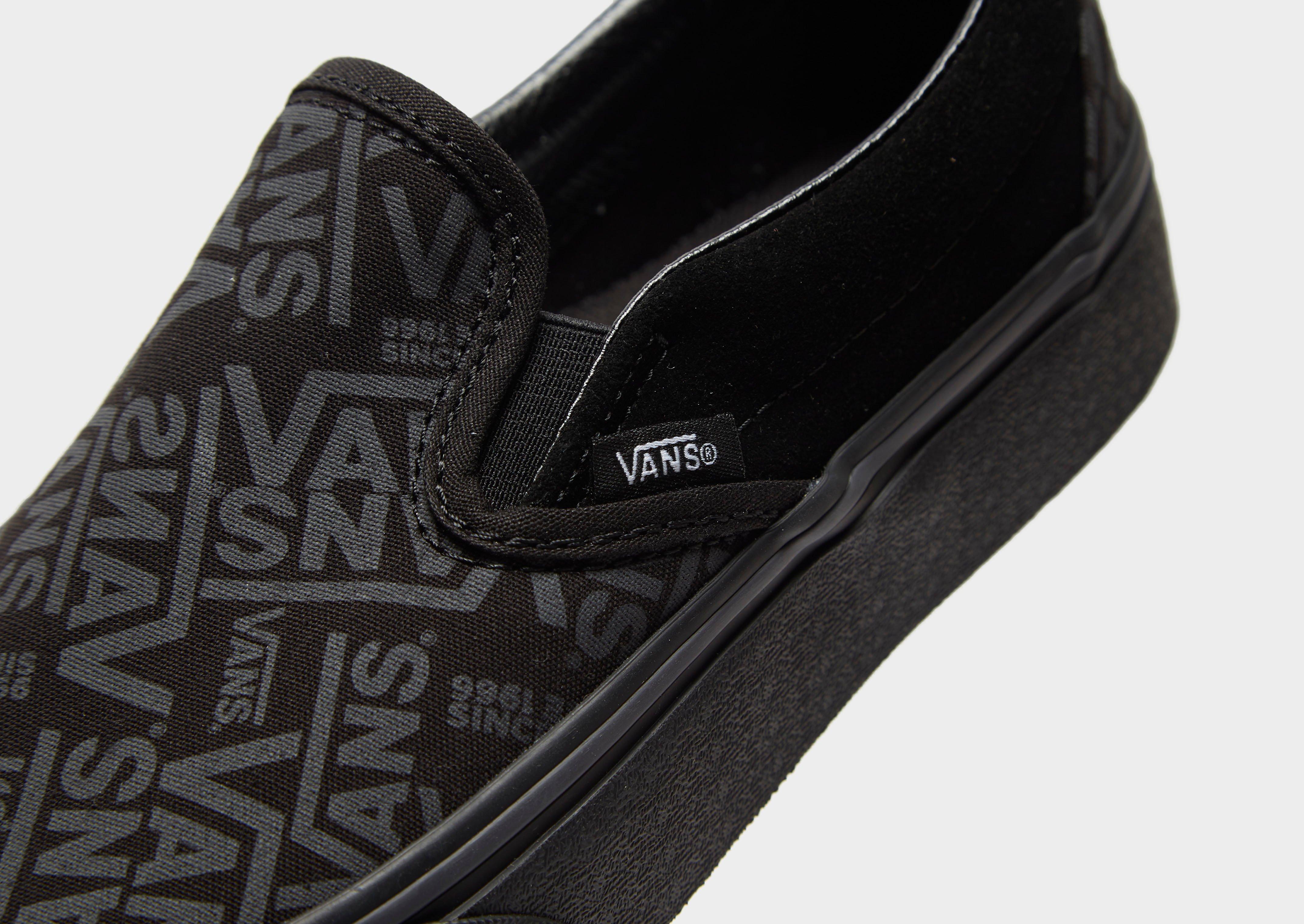 vans slip on donna nero