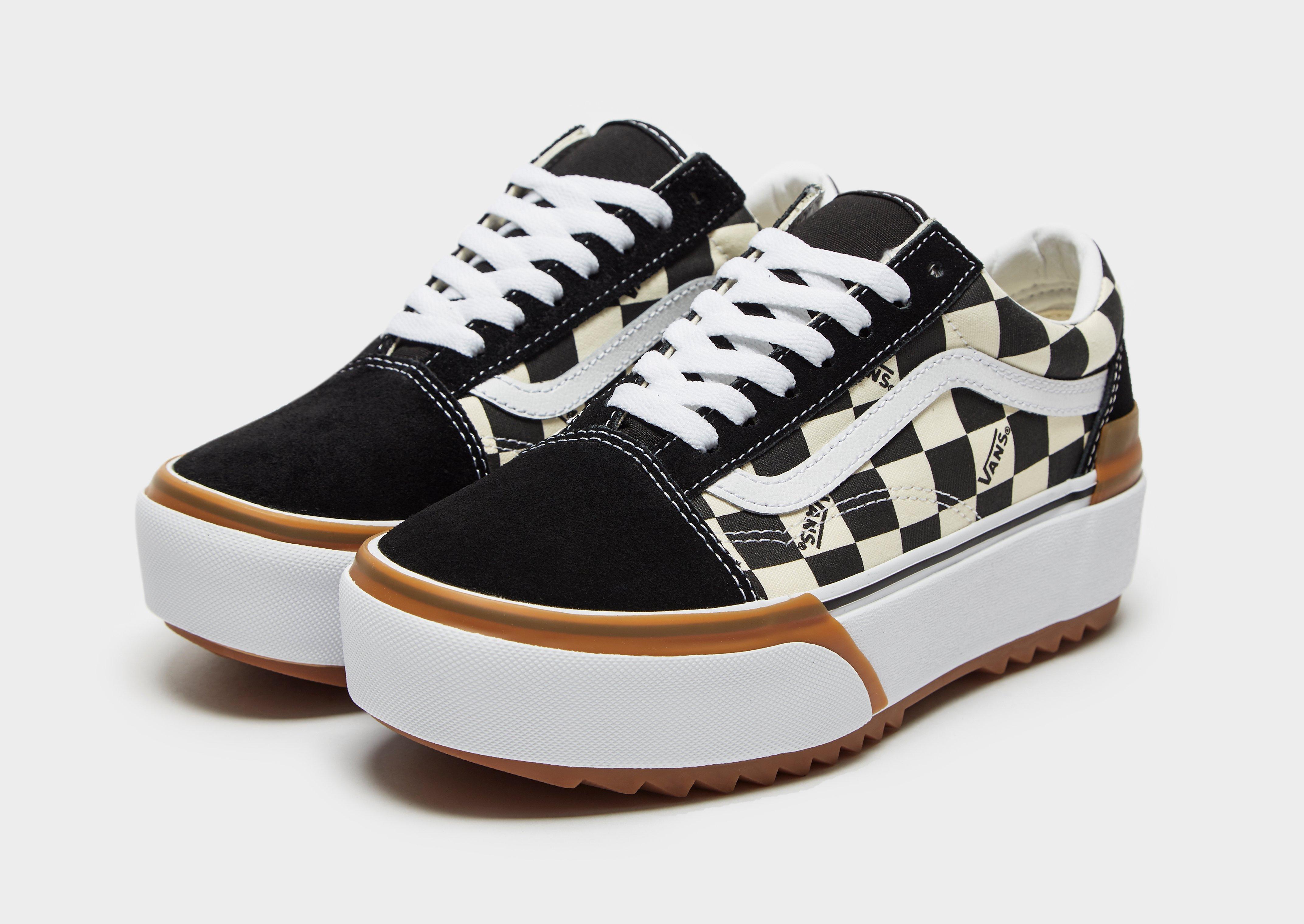 vans old skool cuadros altas