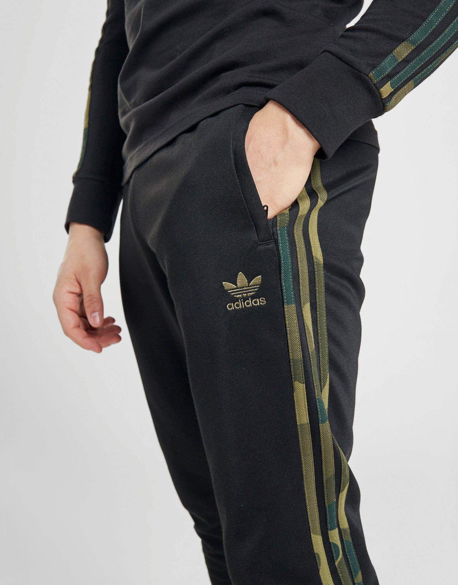 adidas camouflage track pants