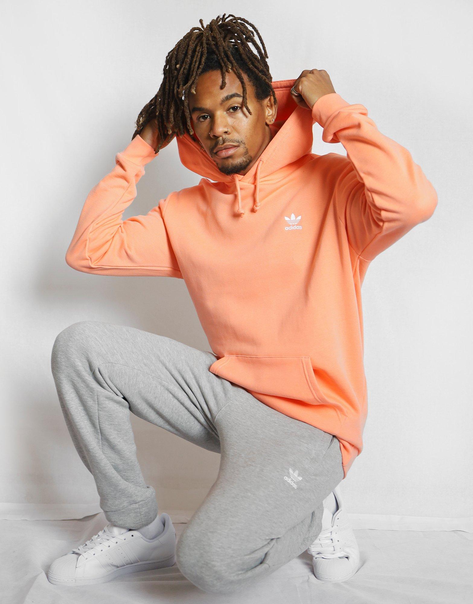 sweat à capuche vans homme orange