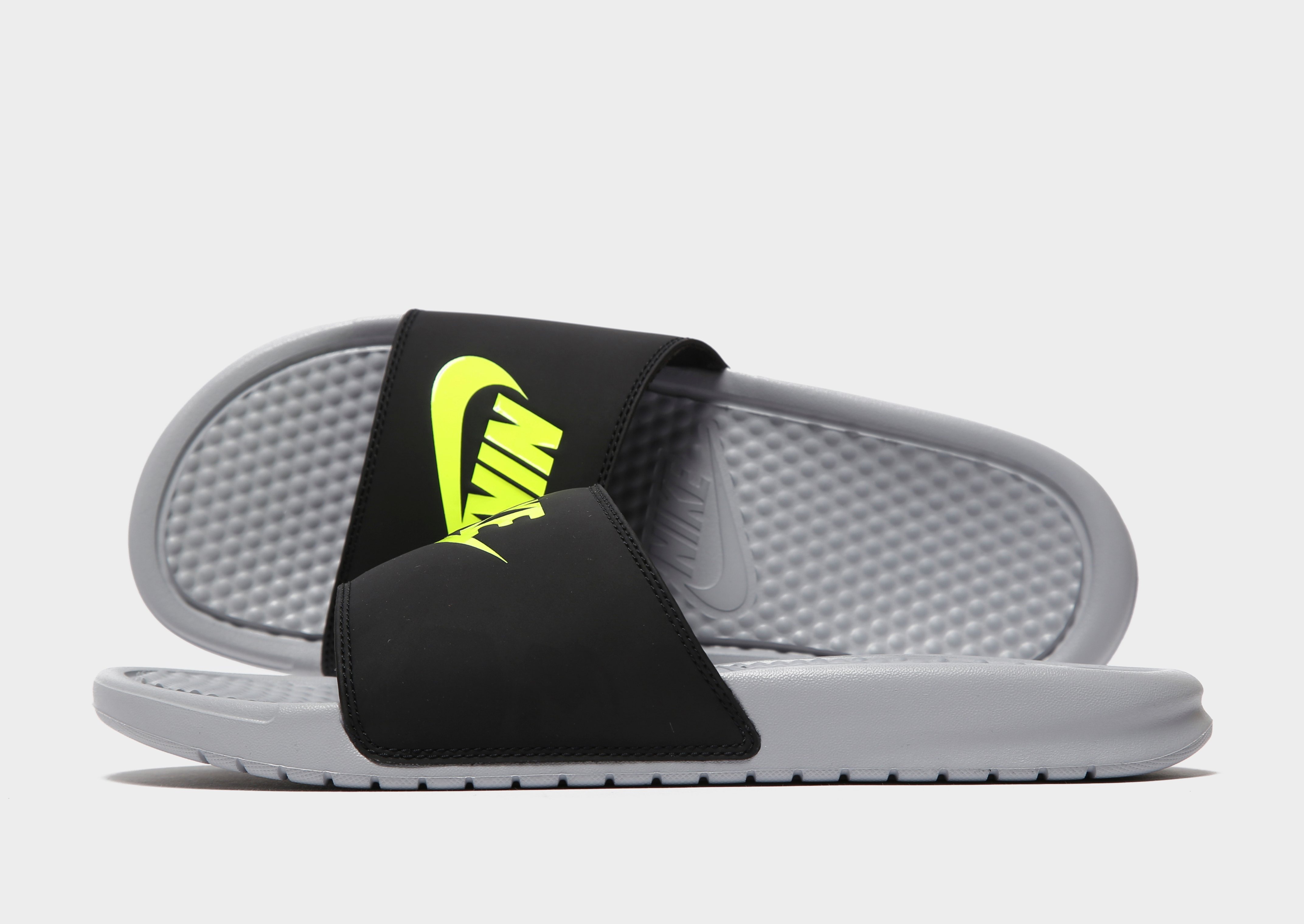 Buy Grey Nike Benassi Slides | JD Sports | JD Sports Ireland