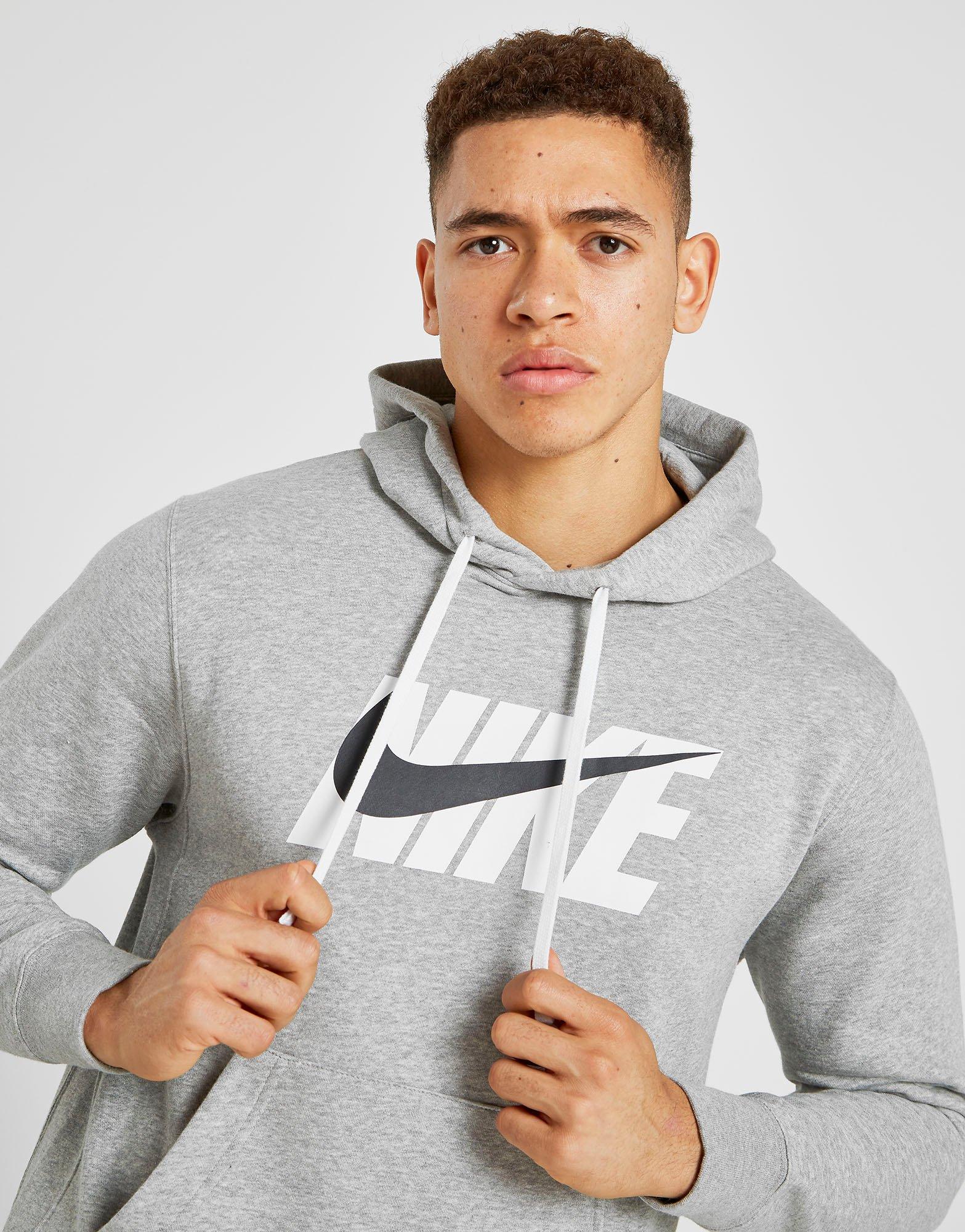 nike club overhead hooded top