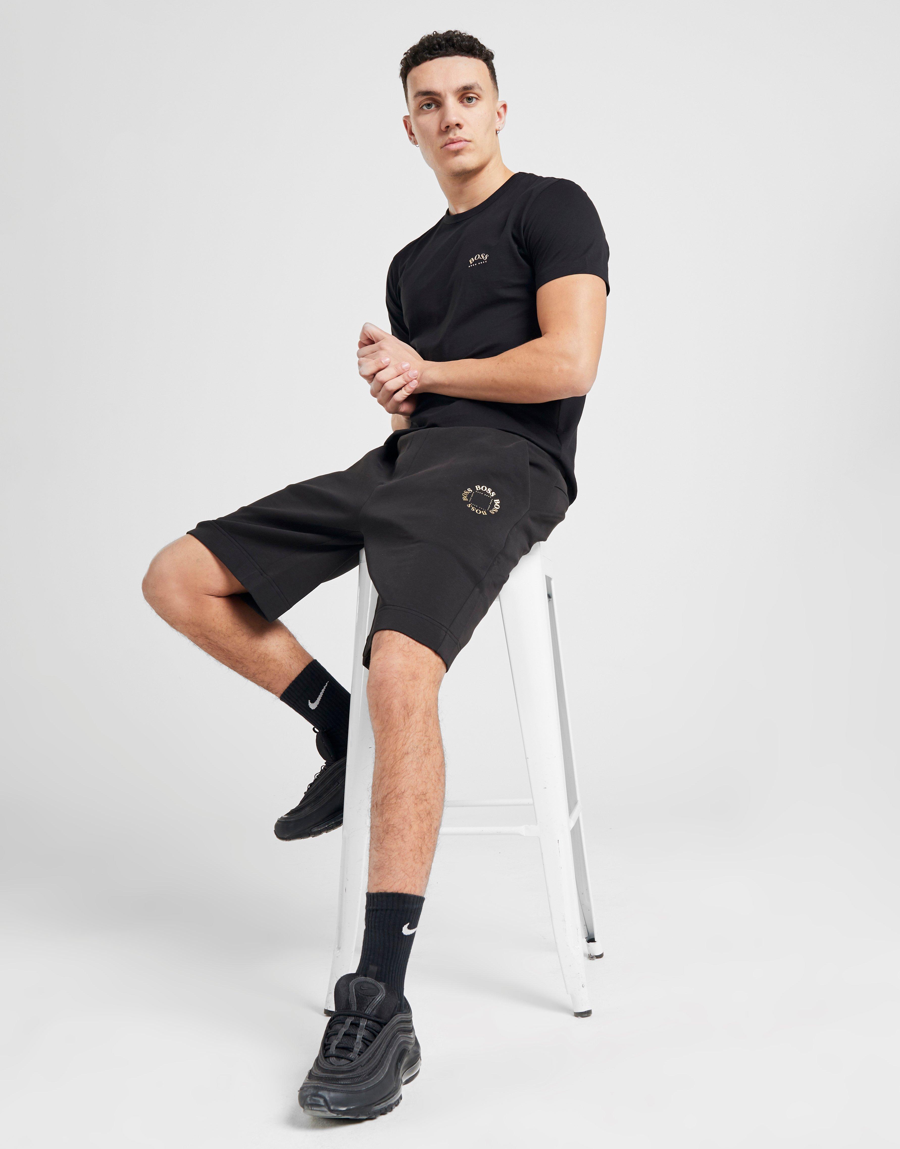 boss fleece shorts