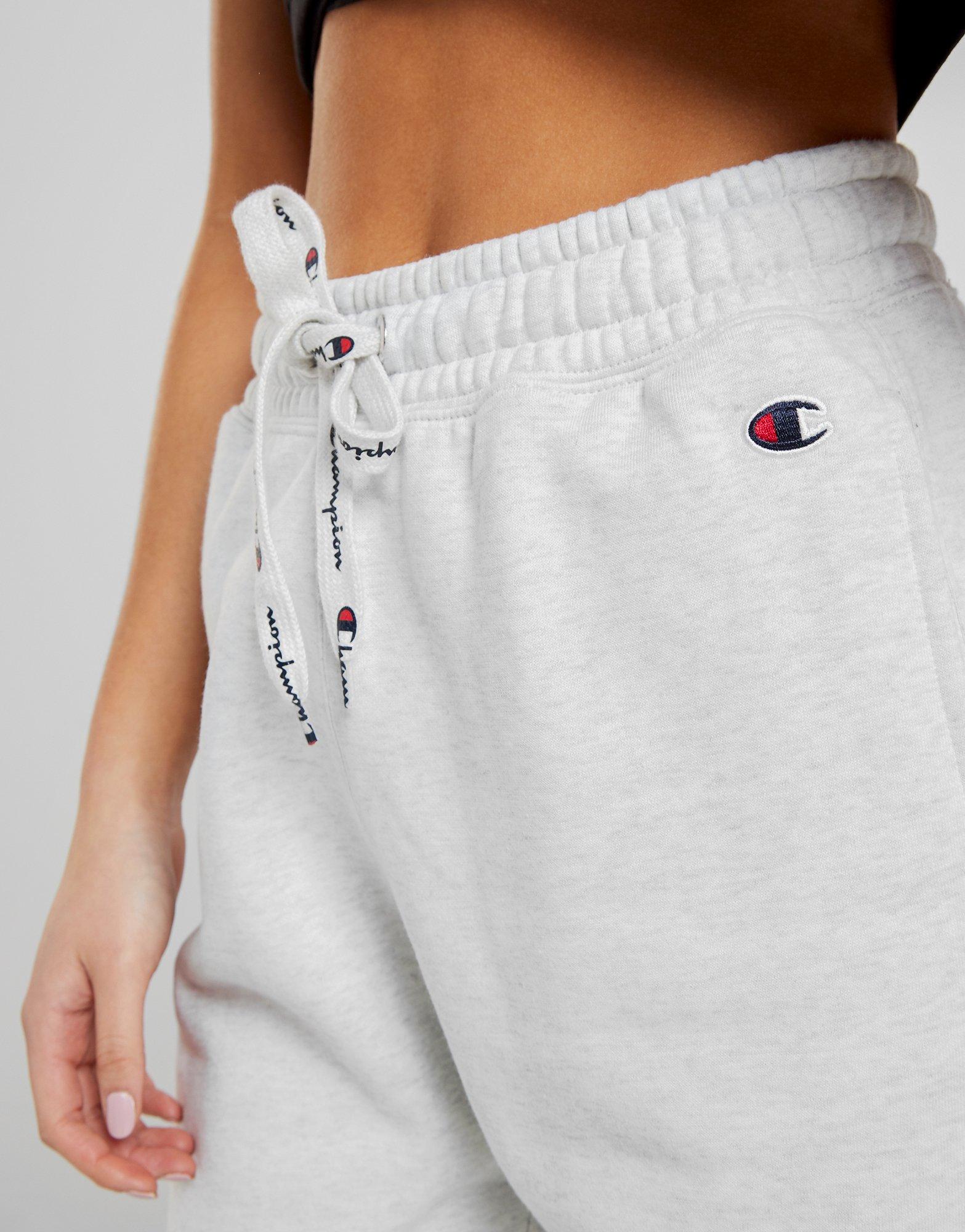 champion fleece logo jogger pants