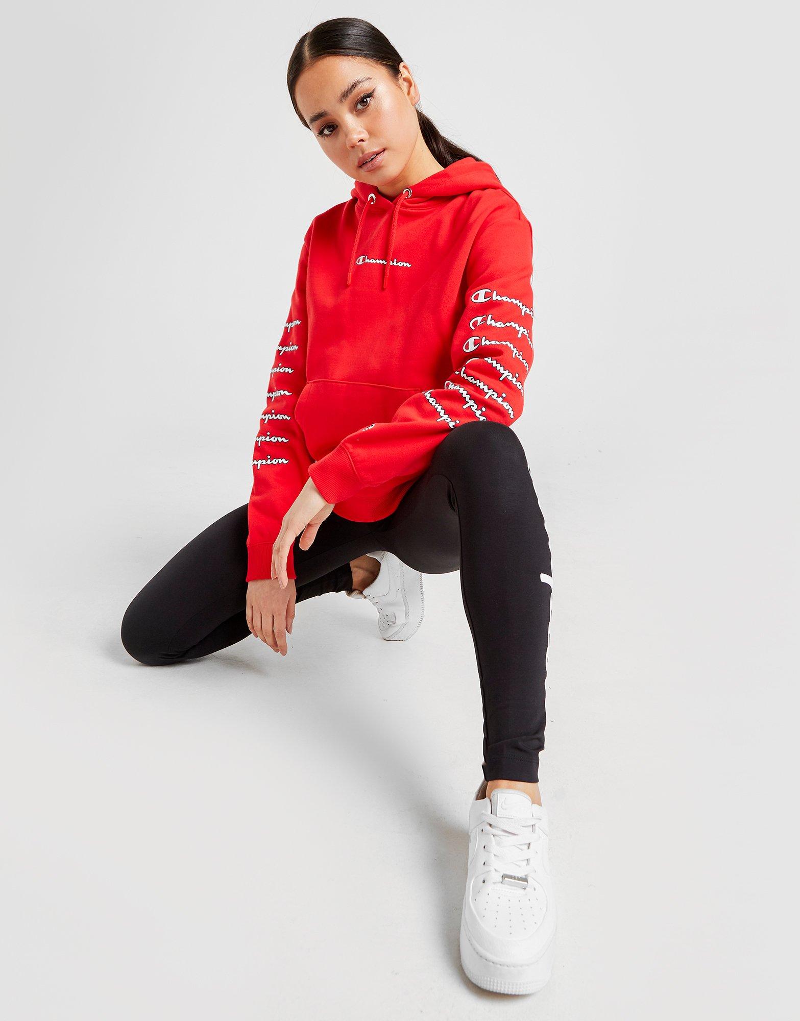 champion repeat logo boyfriend hoodie