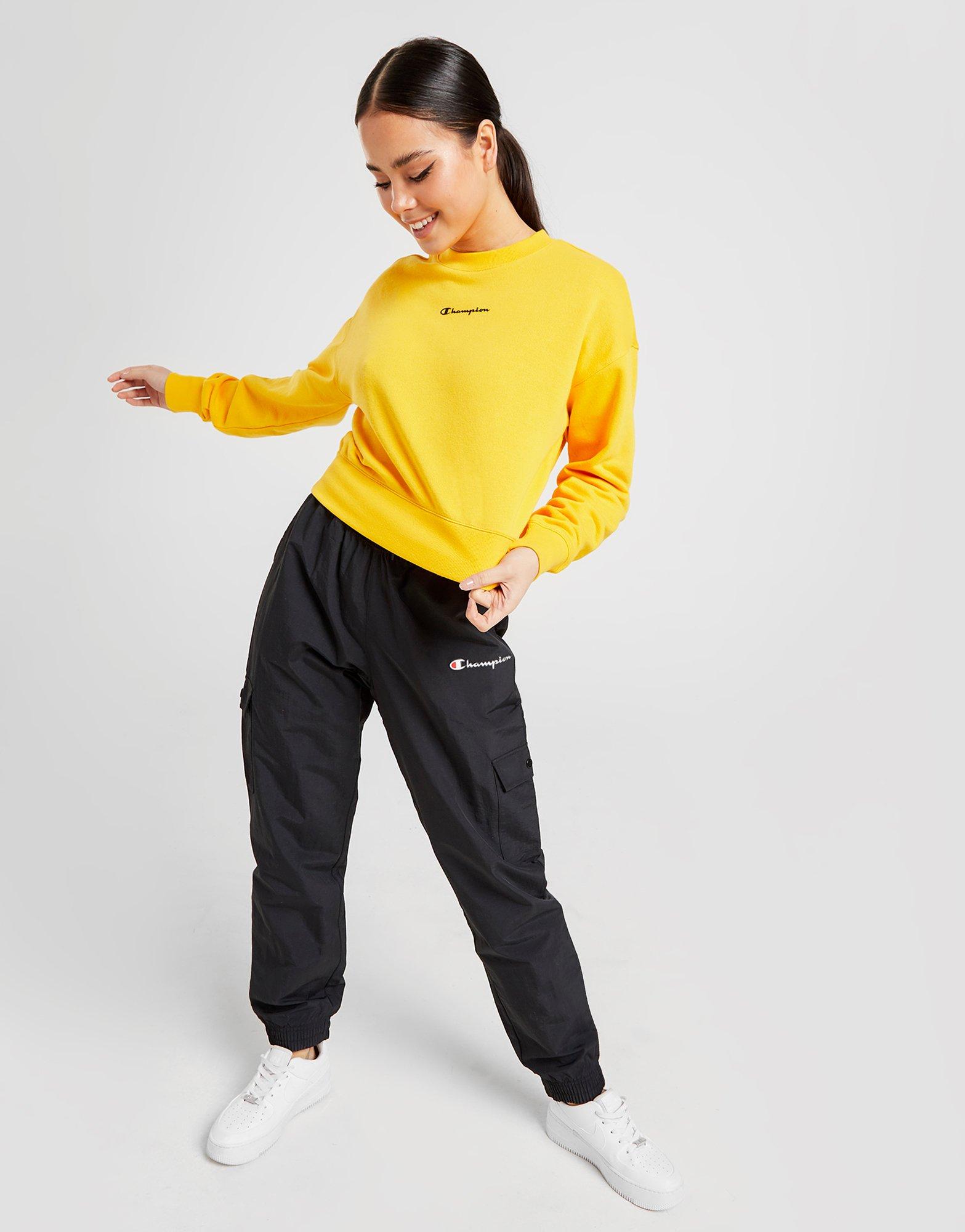 yellow champion sweats