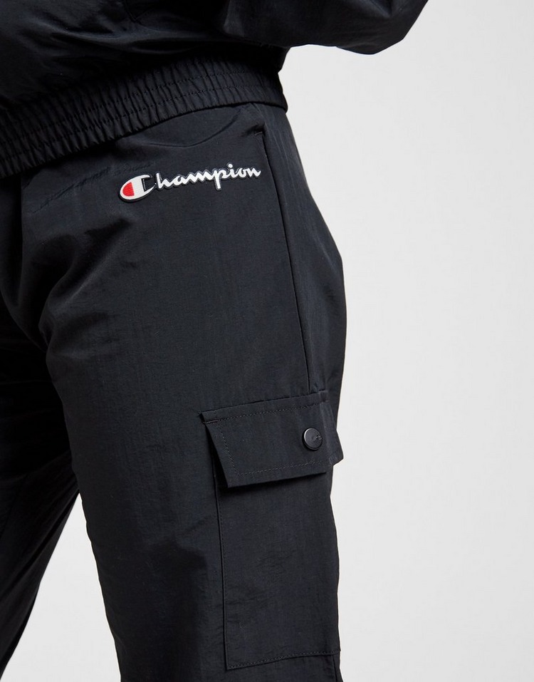 Buy Black Champion Woven Script Cargo Pants JD Sports JD Sports Ireland