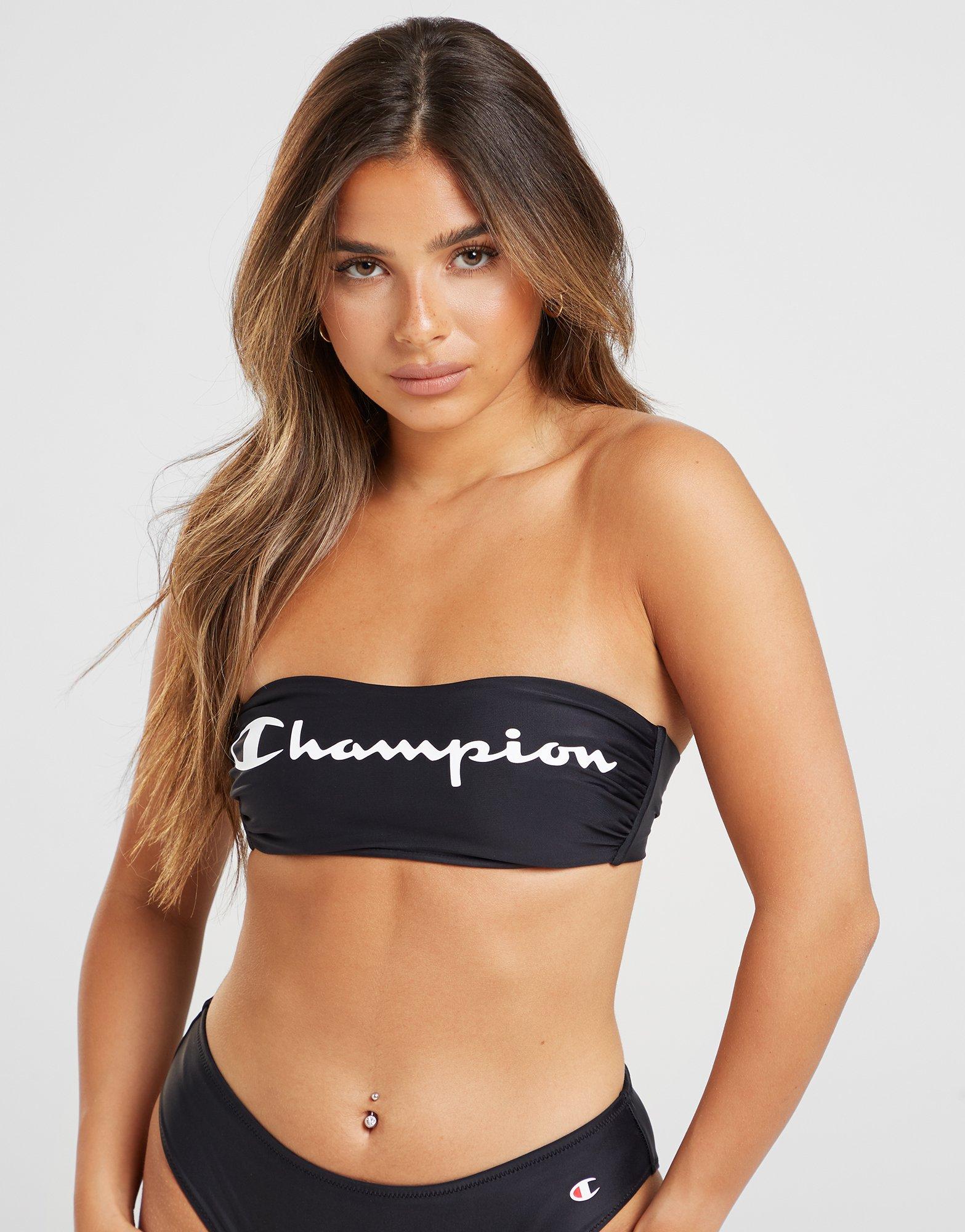 Buy Champion Logo Bandeau Bikini Top 