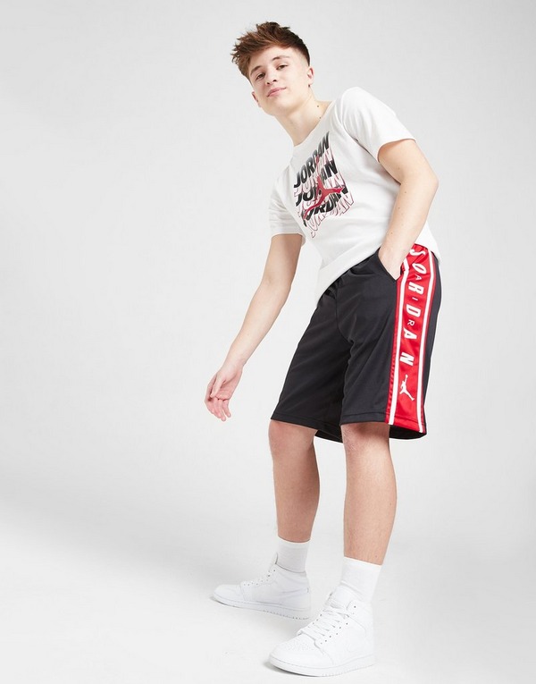 Black Jordan Hybrid Basketball Shorts Junior