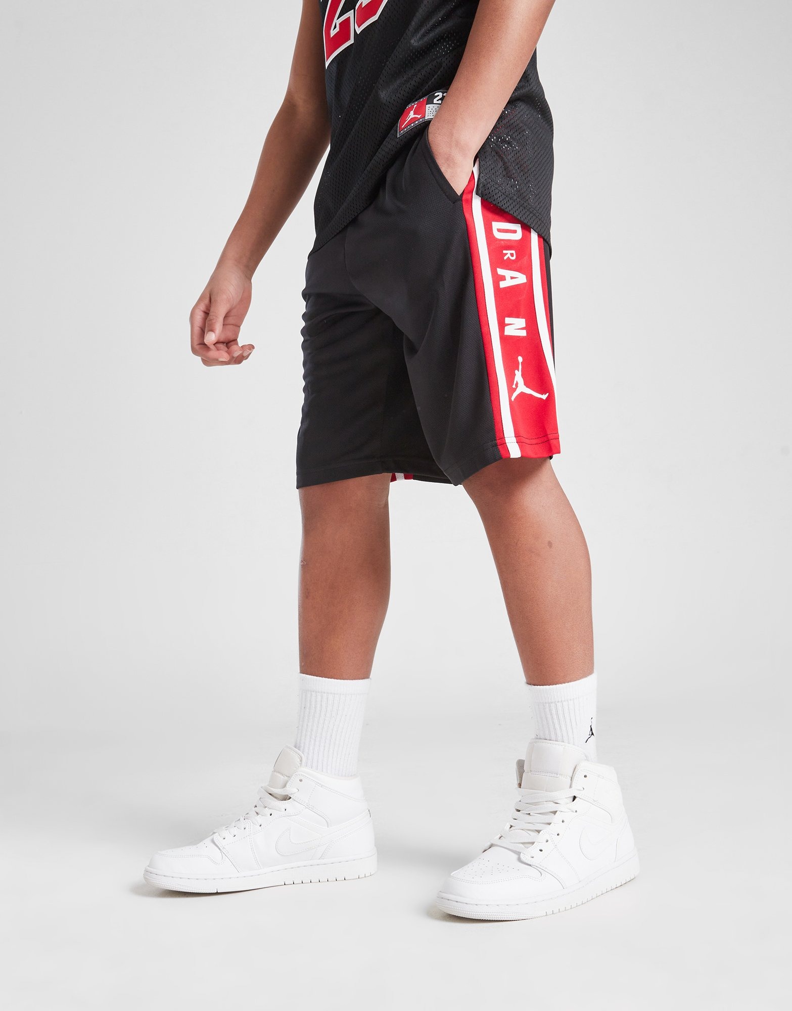 Black Jordan Hybrid Basketball Shorts Junior | JD Sports Global