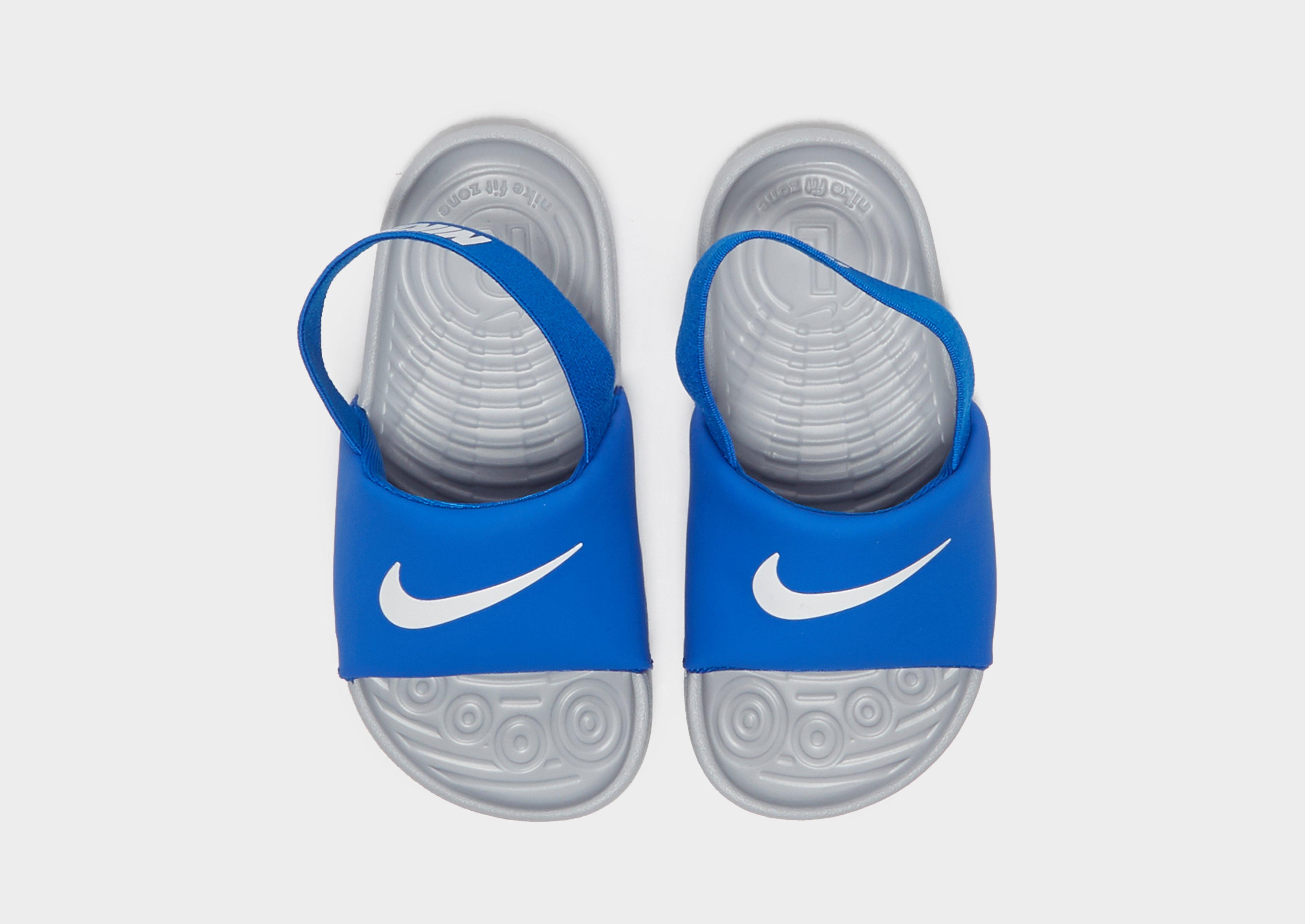 Compra Nike chanclas Kawa para bebé en Azul