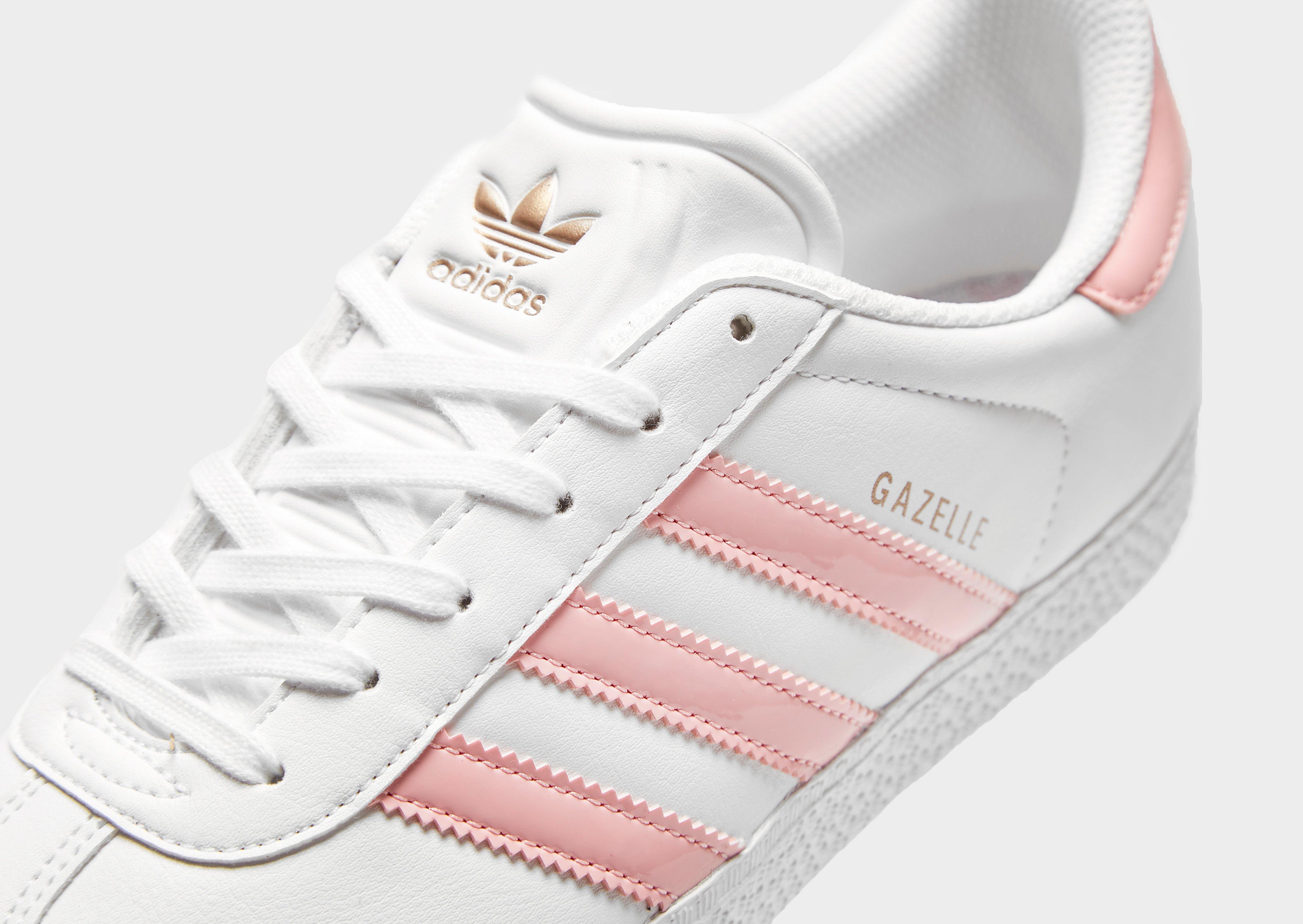 adidas gazelle junior white