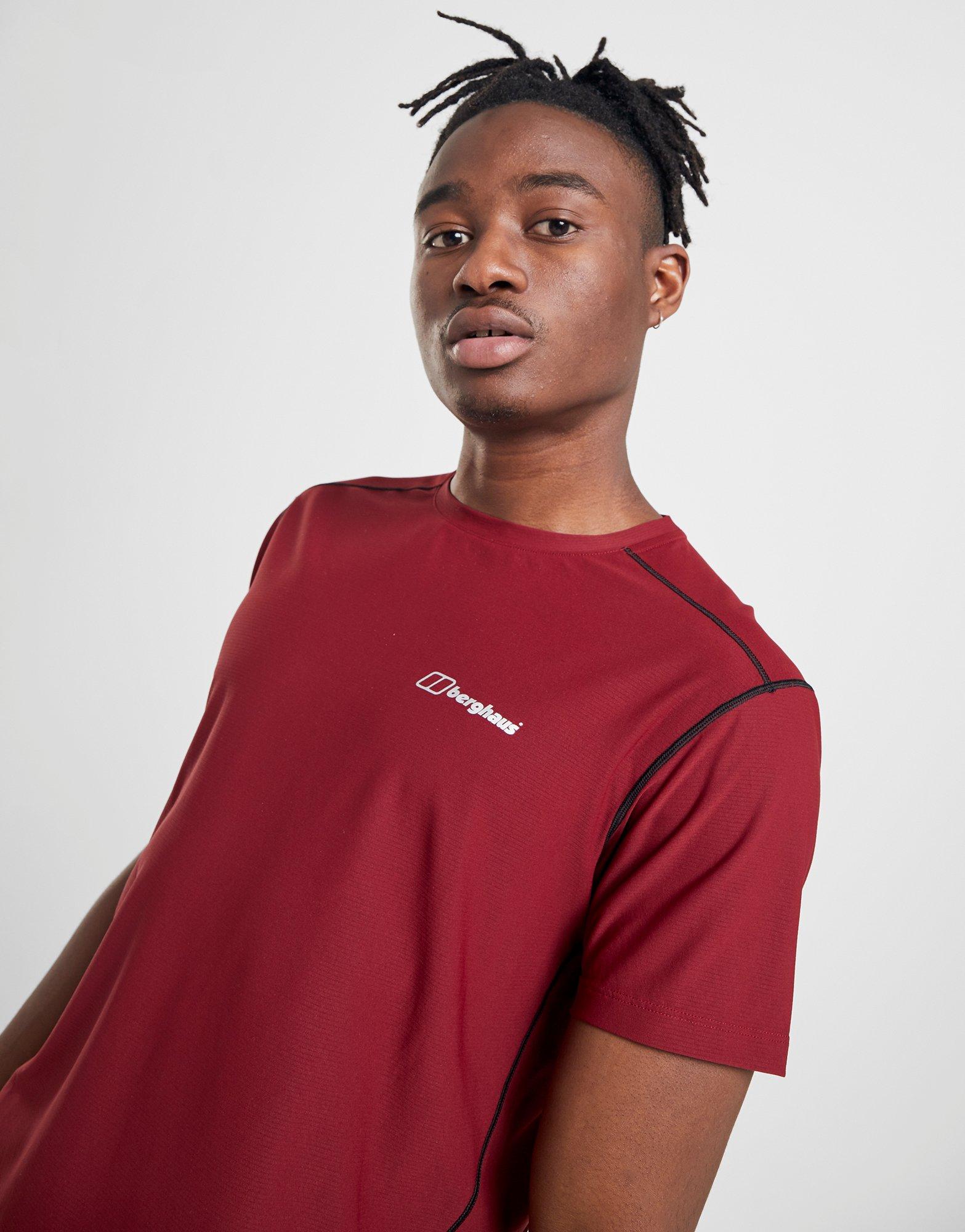 red berghaus t shirt