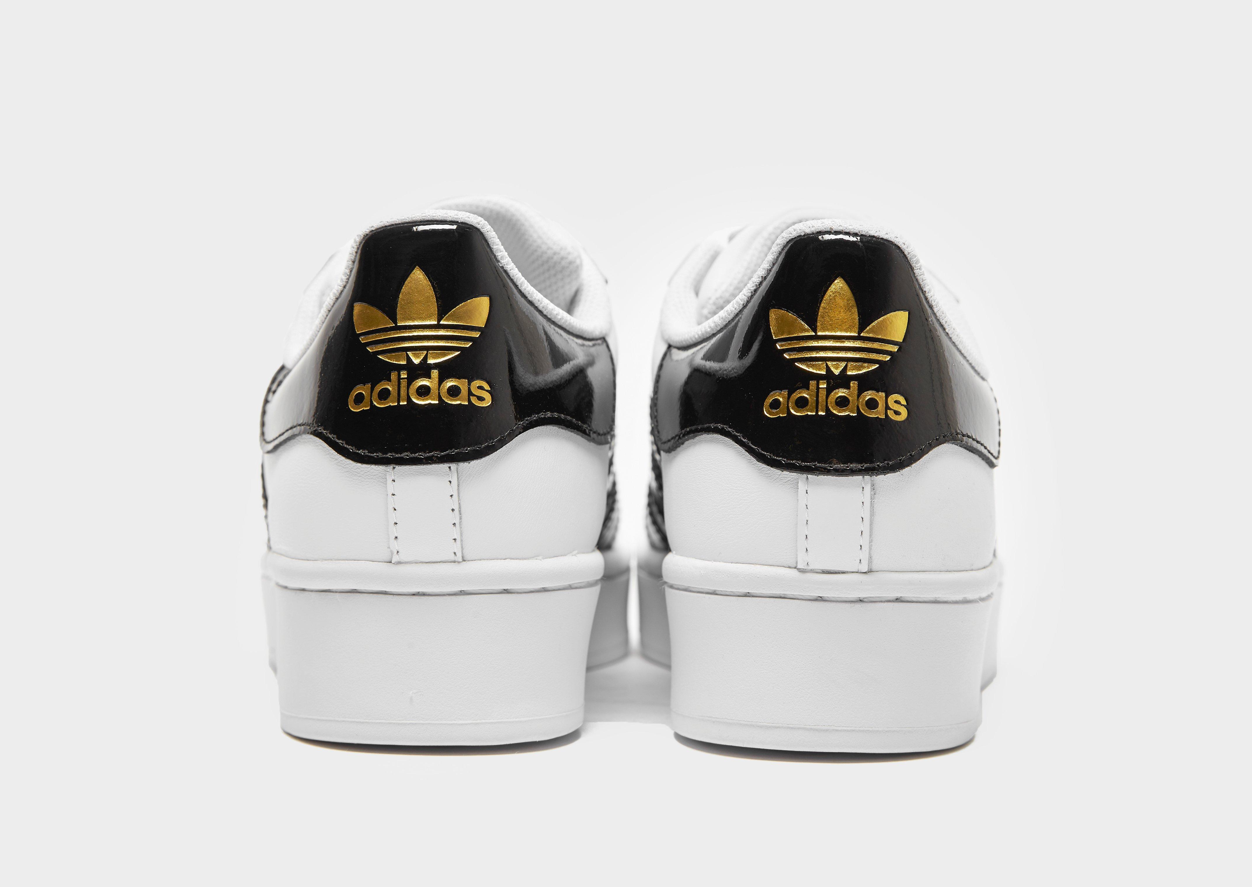 adidas women's superstar bold leather trainers