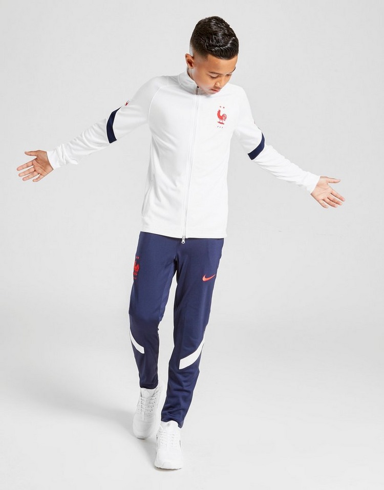 White Nike France Strike Tracksuit Junior JD Sports