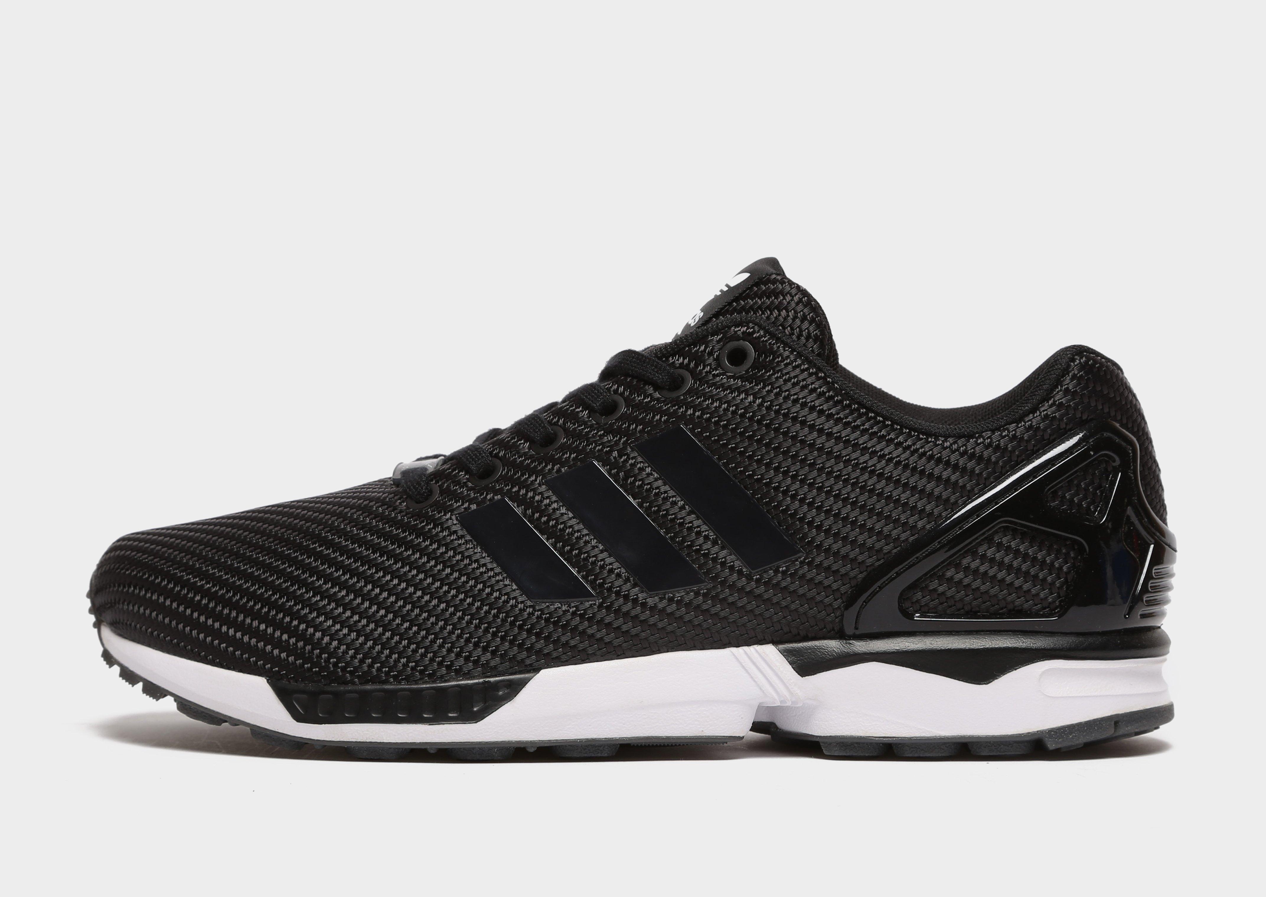 zx flux reflective noir