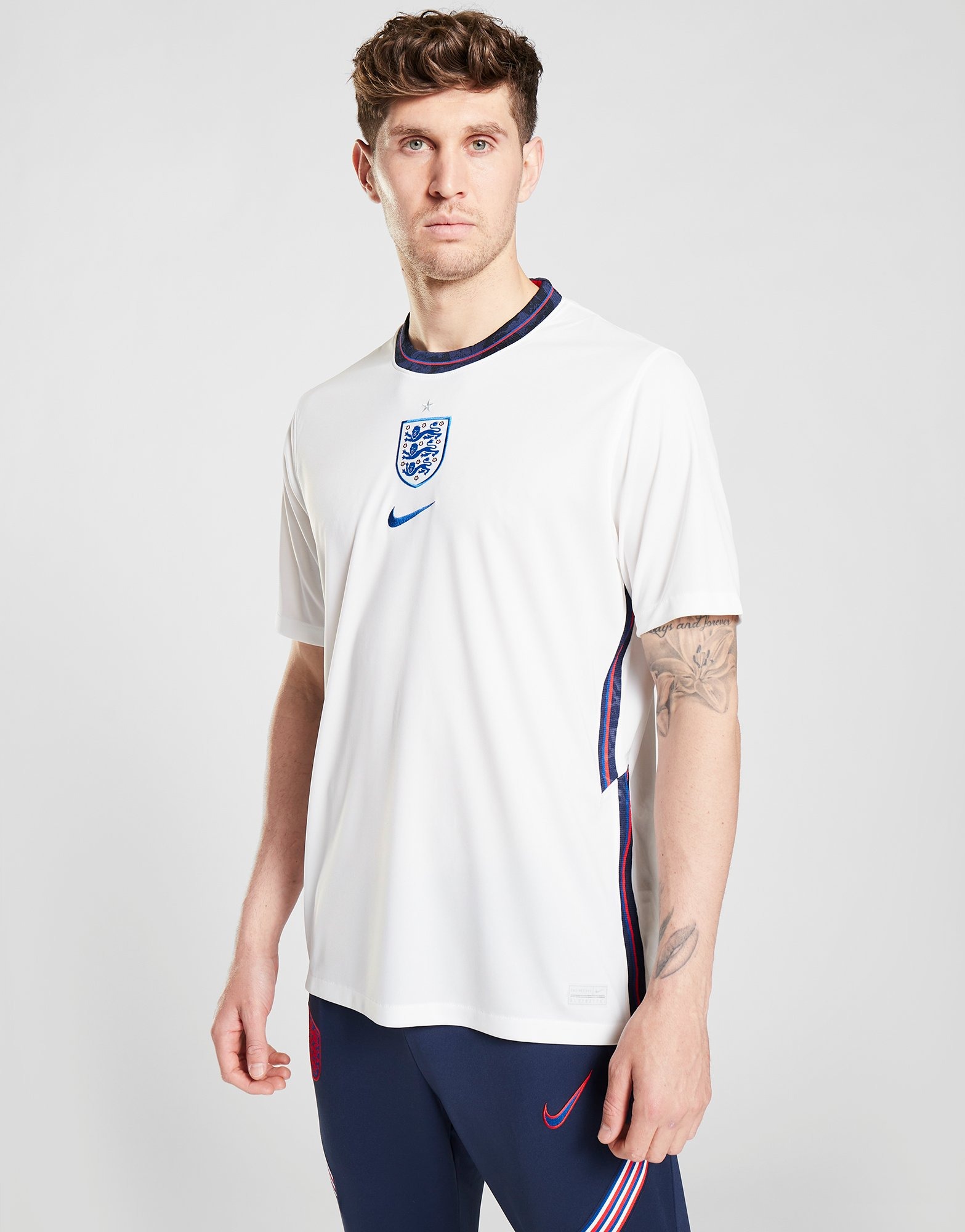 White Nike England 2020 Home Shirt Jd Sports