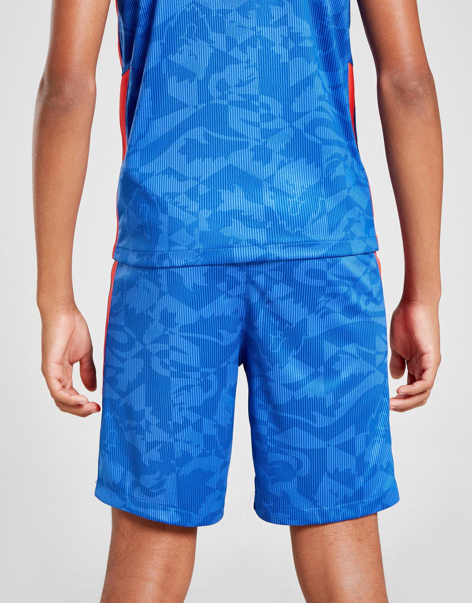 england junior away shorts