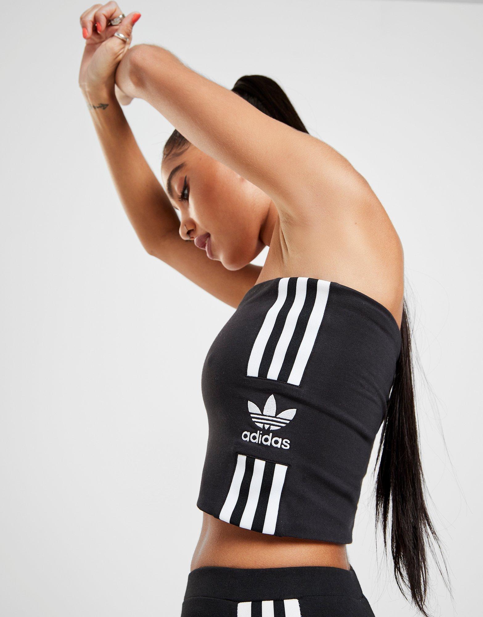 adidas sports bra and shorts set