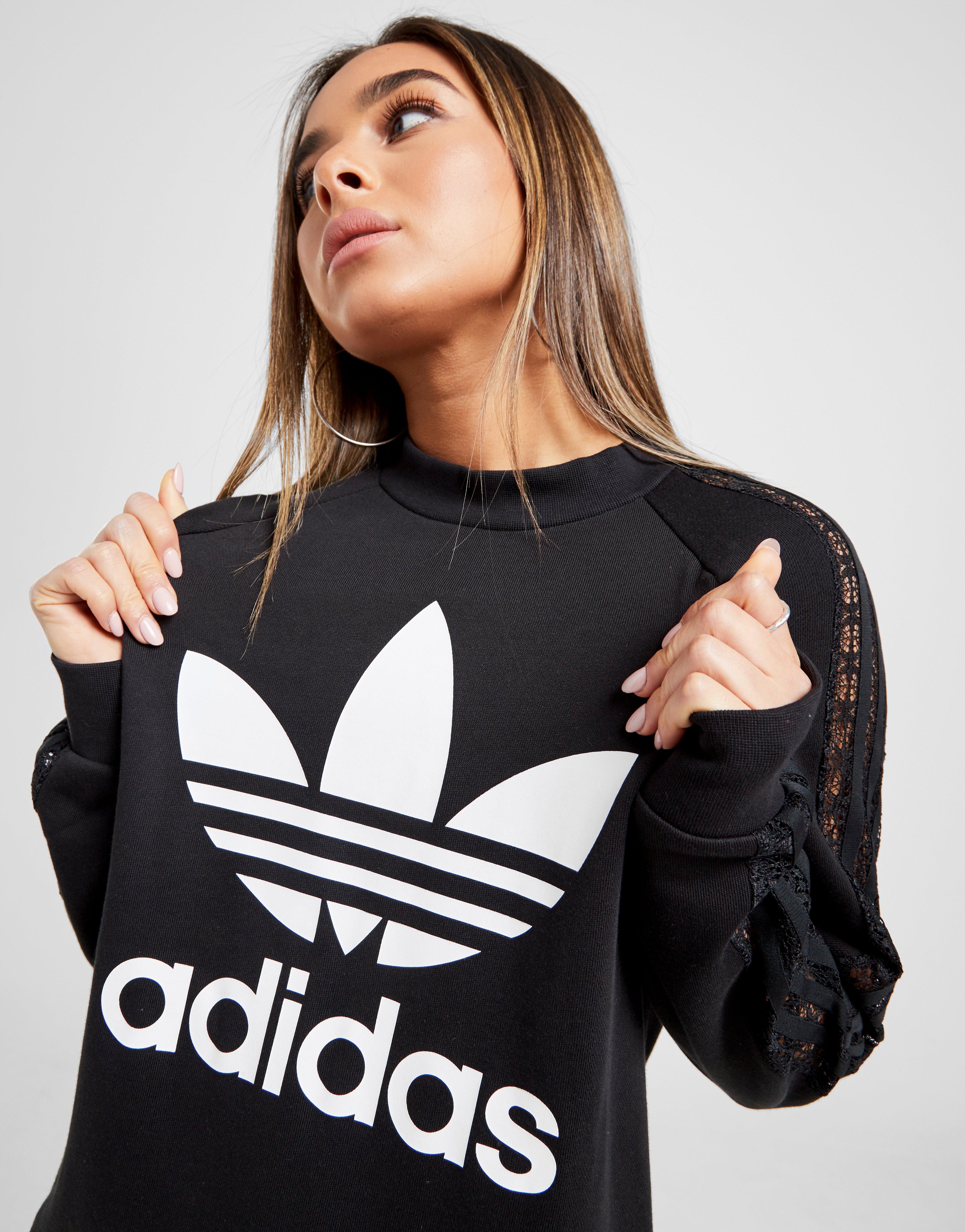 adidas lace sweatshirt