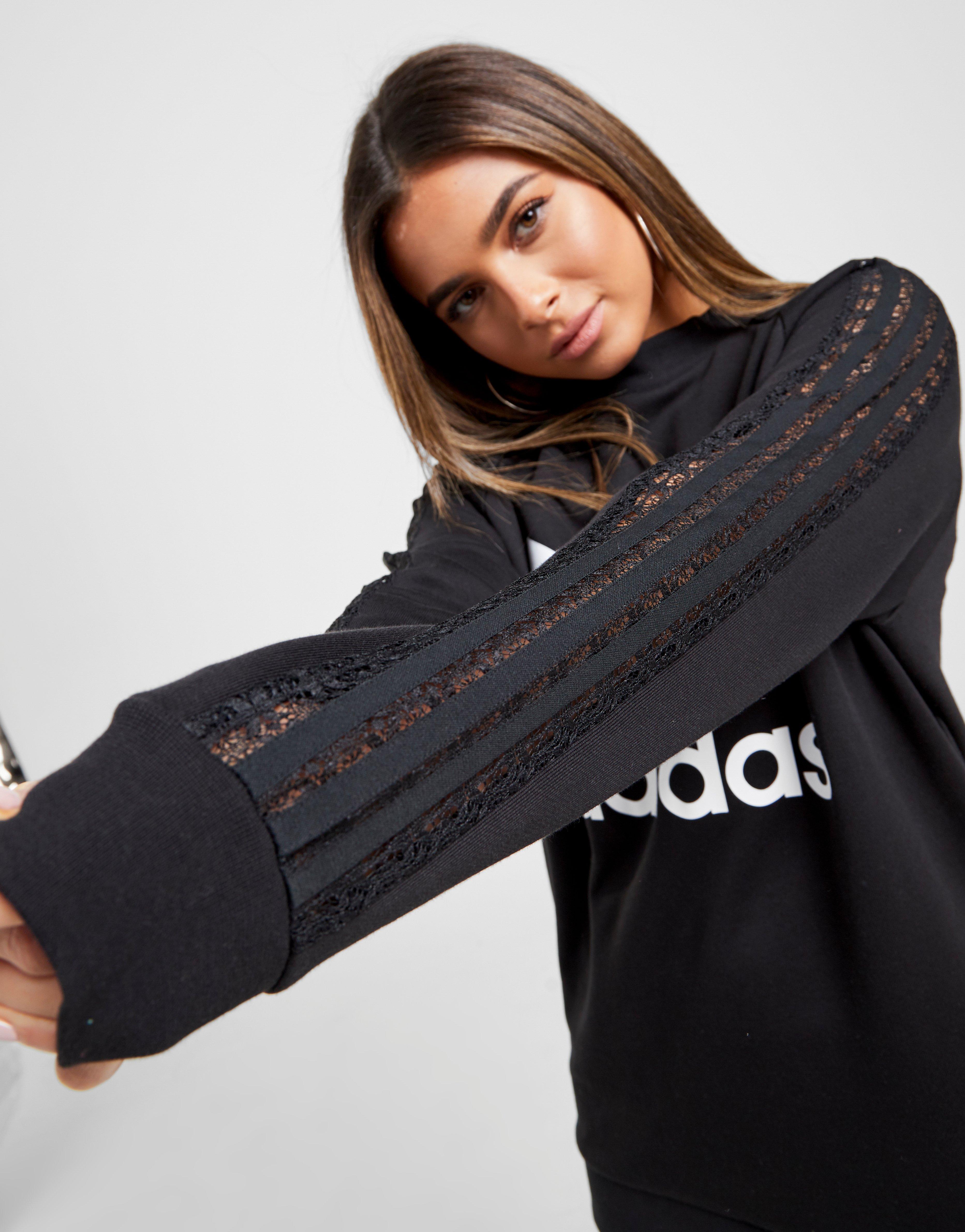 adidas lace sweatshirt