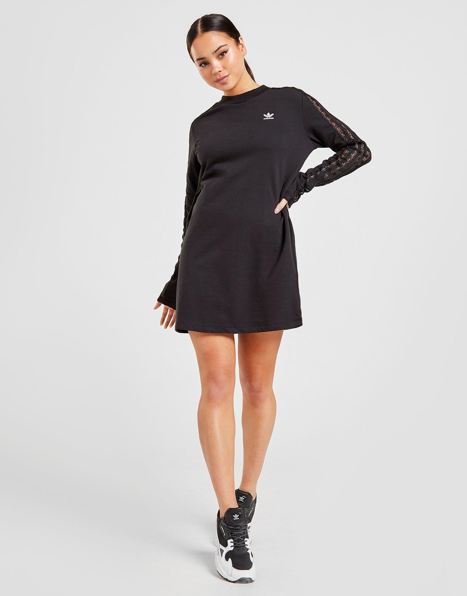 black adidas dress long sleeve