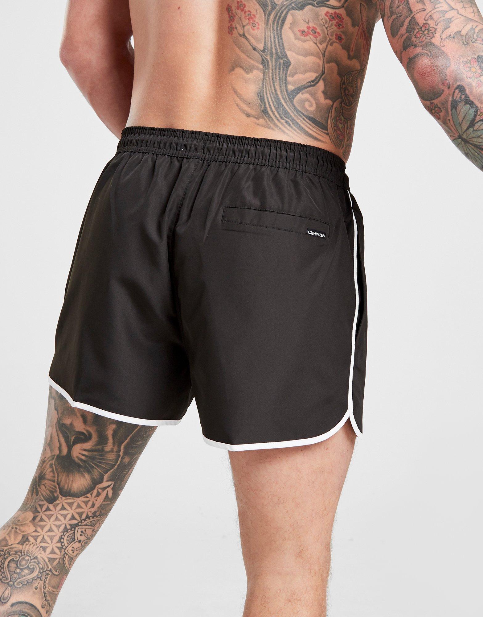 calvin klein piping swim shorts