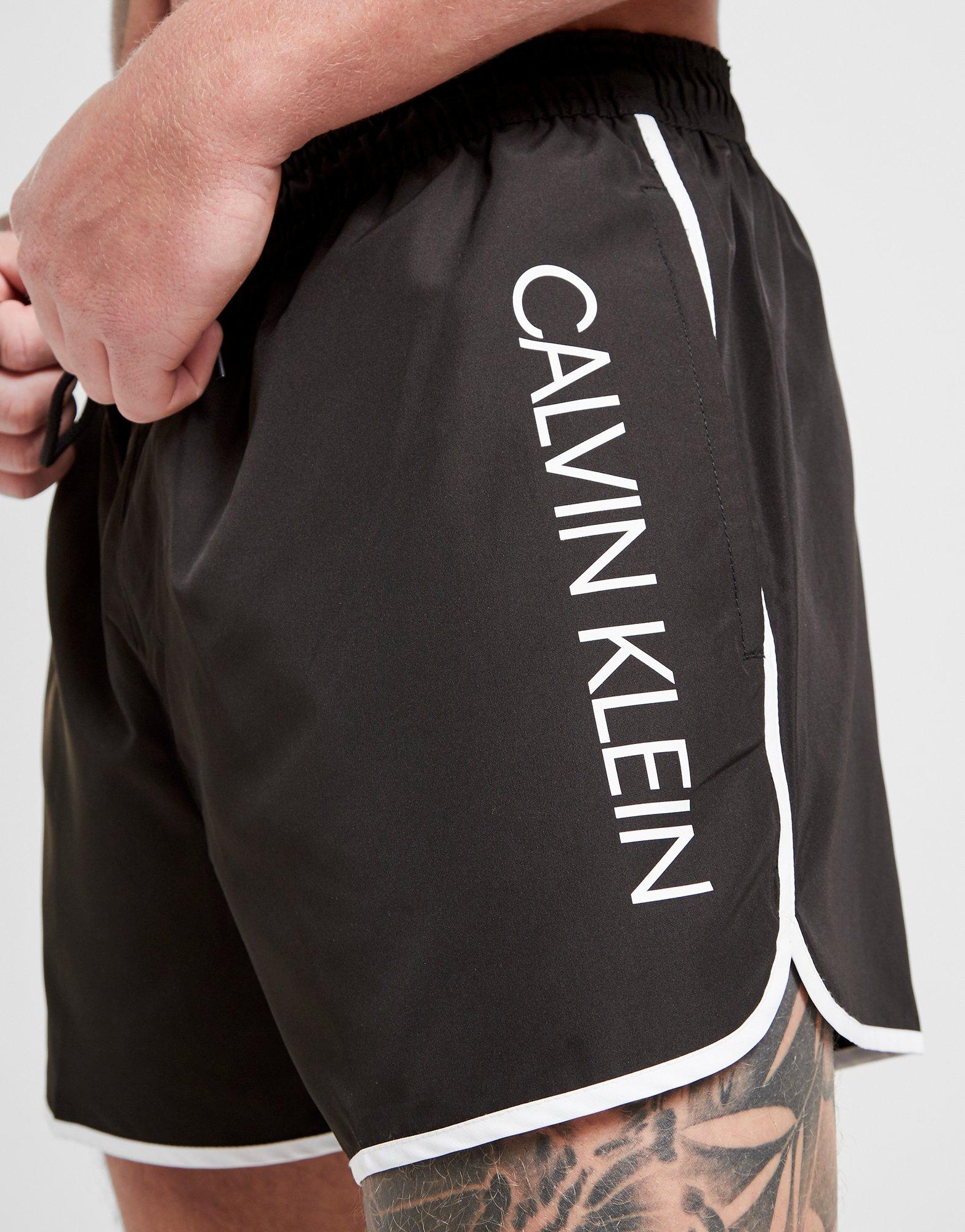 calvin klein piping swim shorts