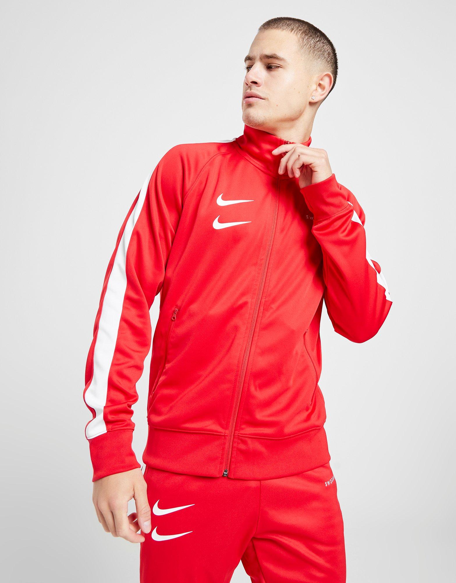 jd sports red nike tracksuit