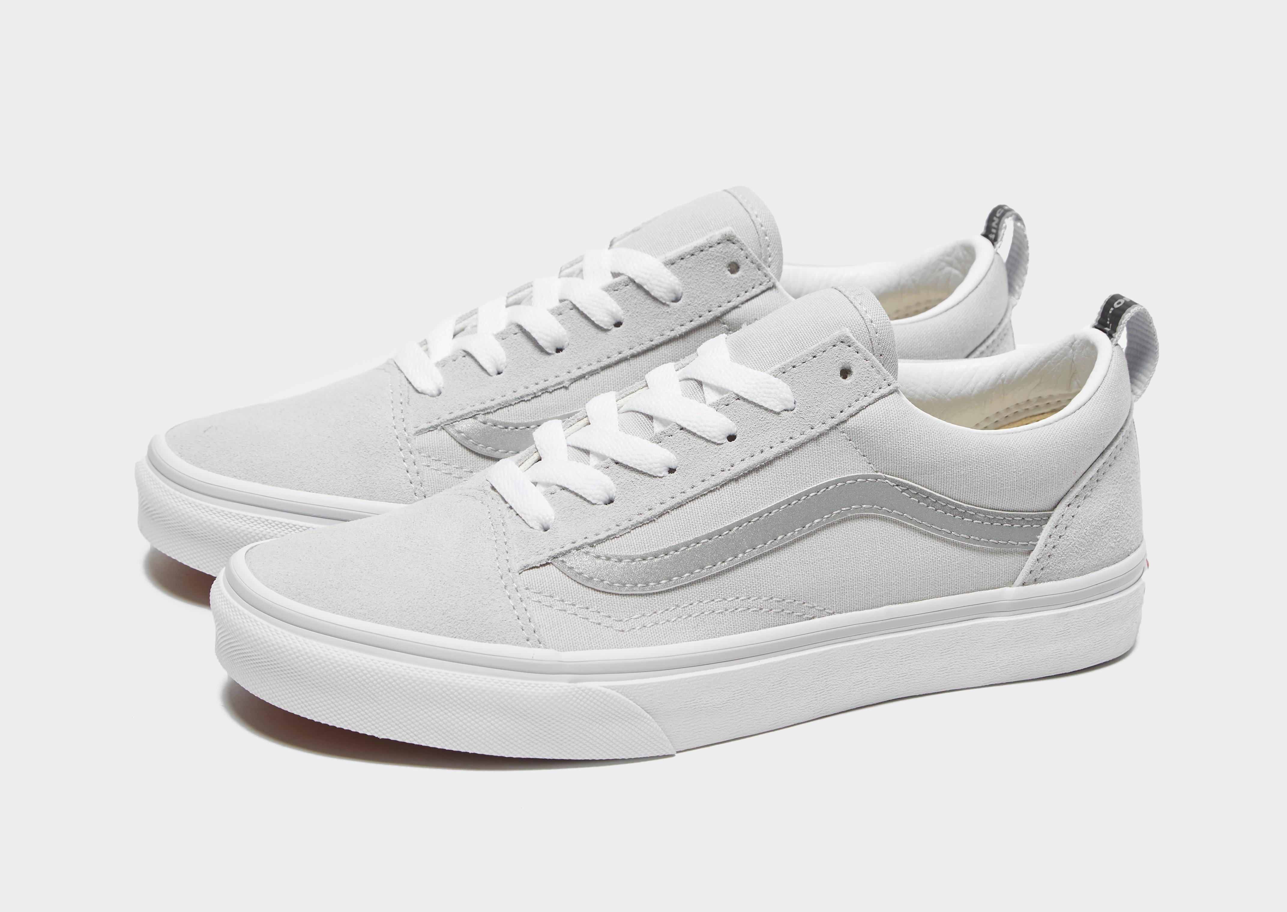 vans old skool junior white