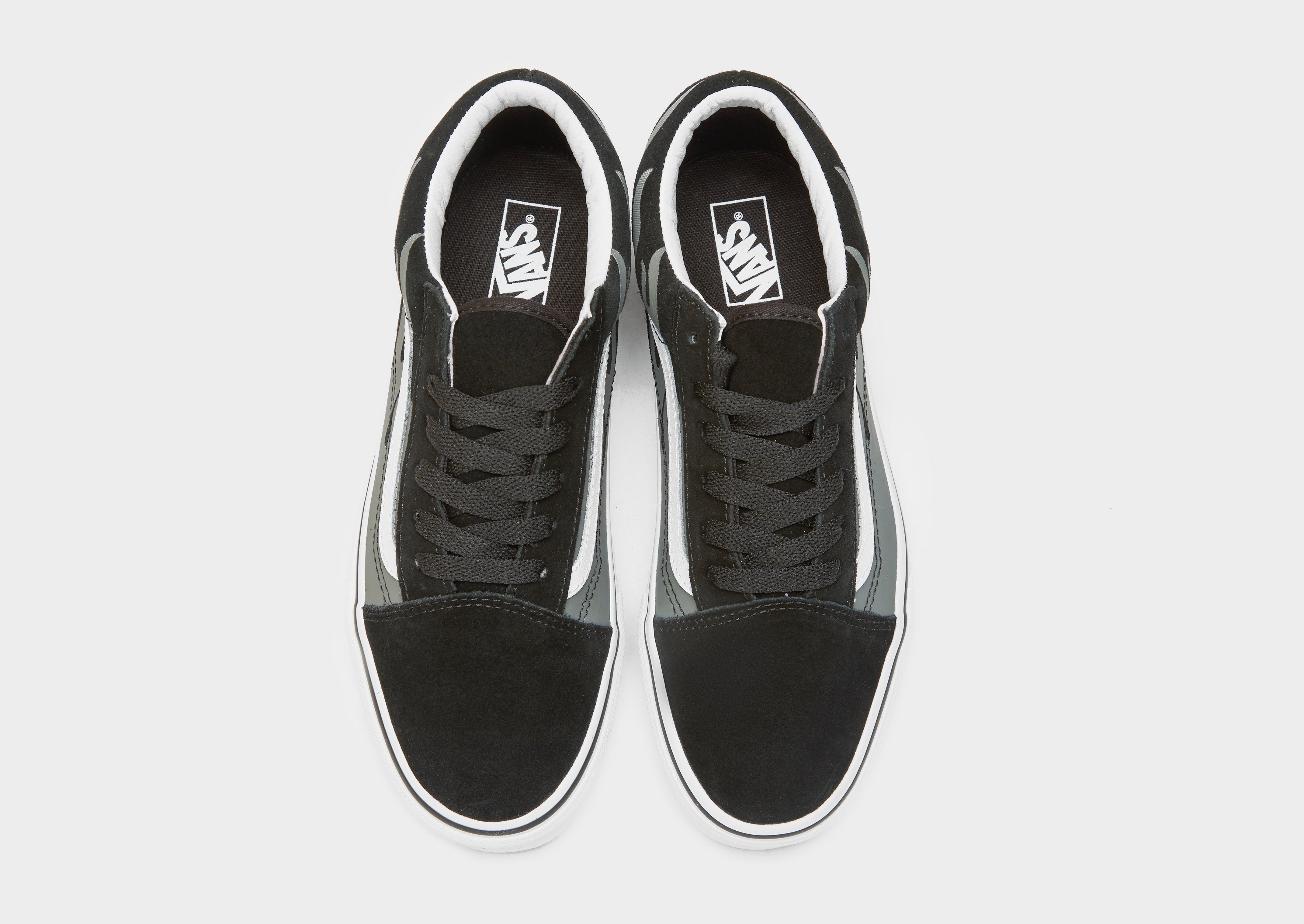 vans old skool all black junior