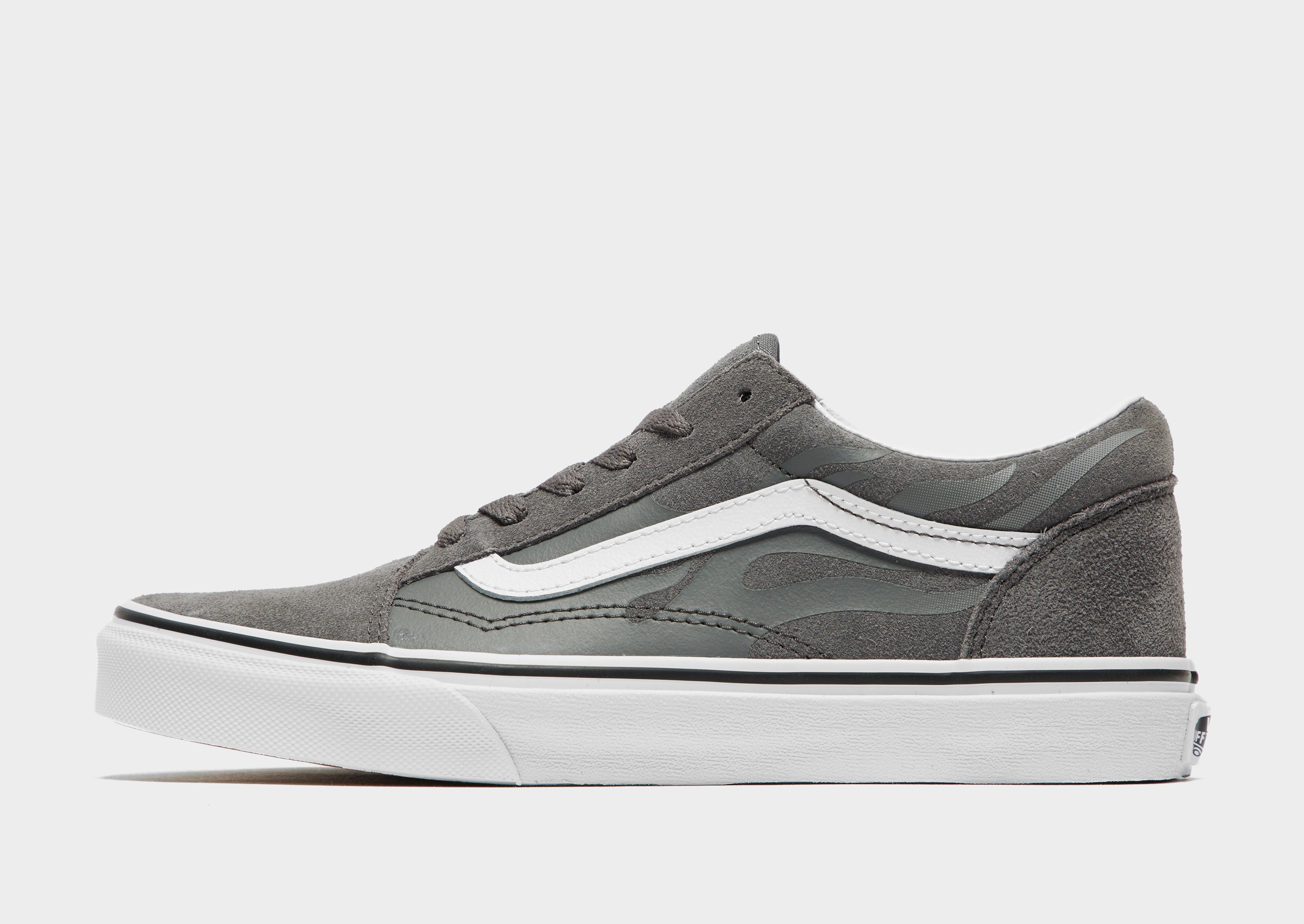 Grey Vans Old Skool Junior | JD Sports