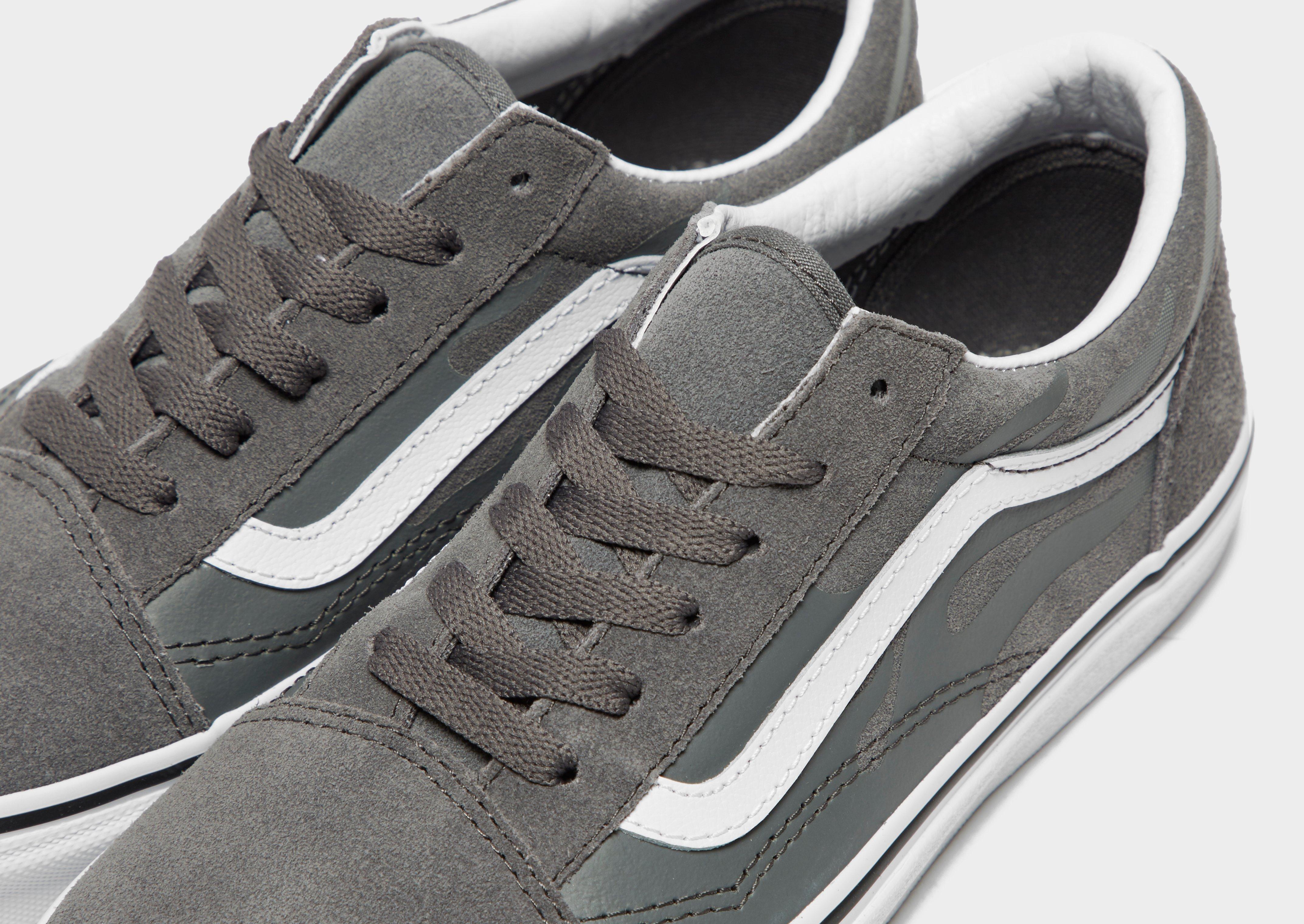 Grey Vans Old Skool Junior | JD Sports