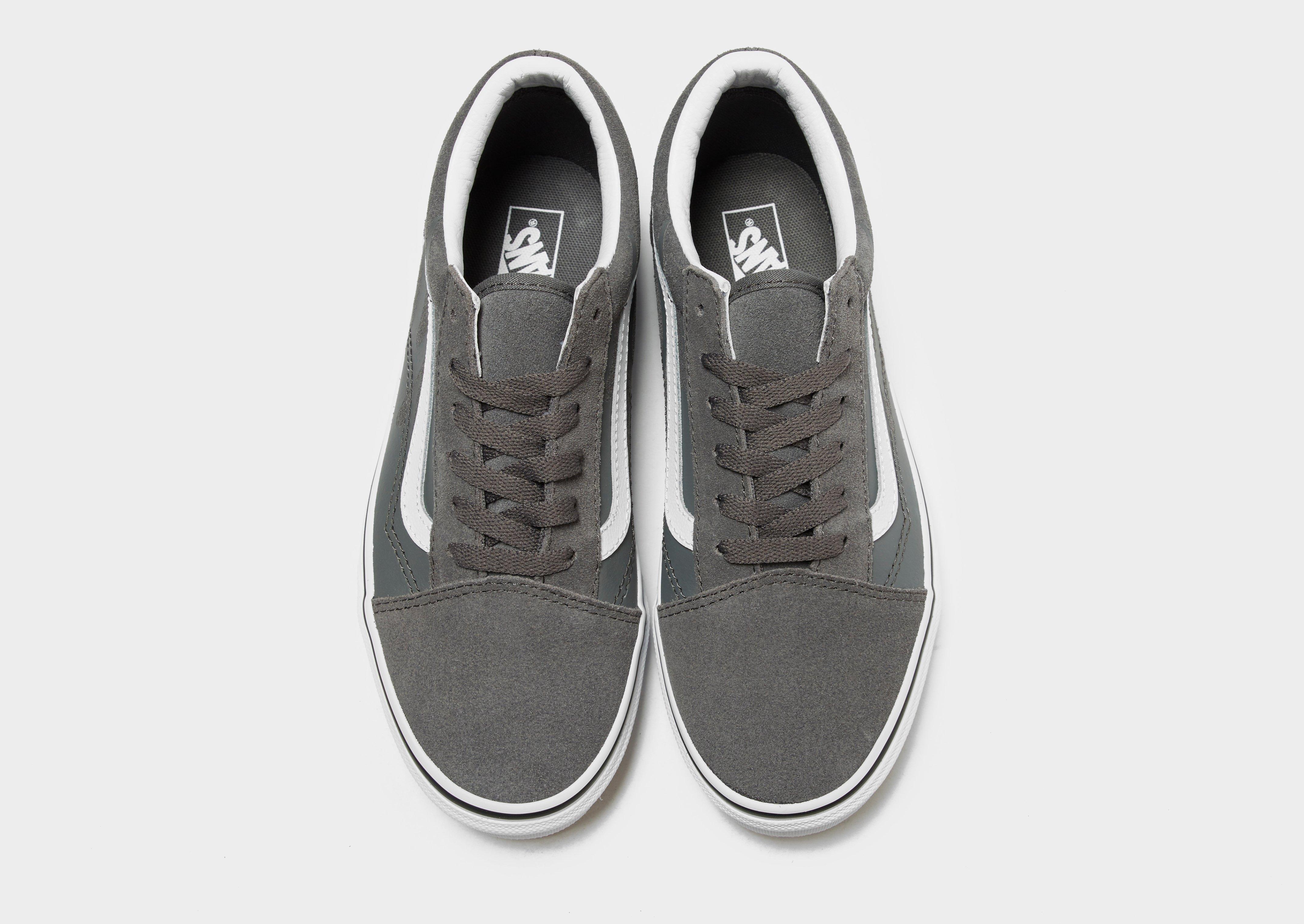 grey vans old skool junior