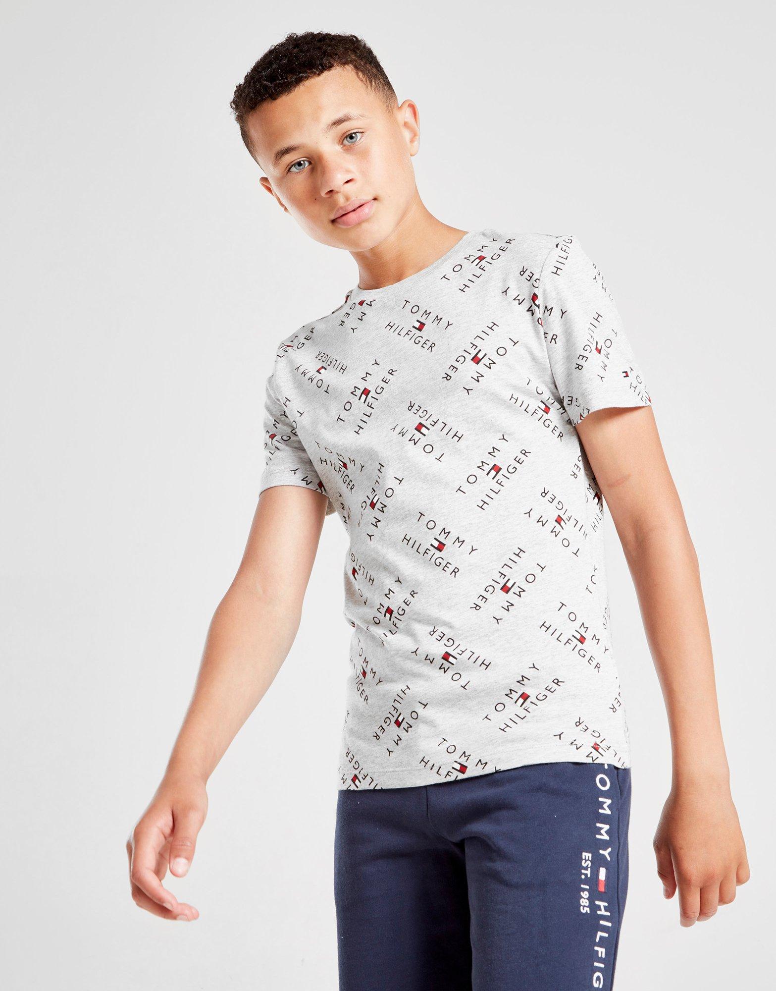 tommy hilfiger all over print t shirt