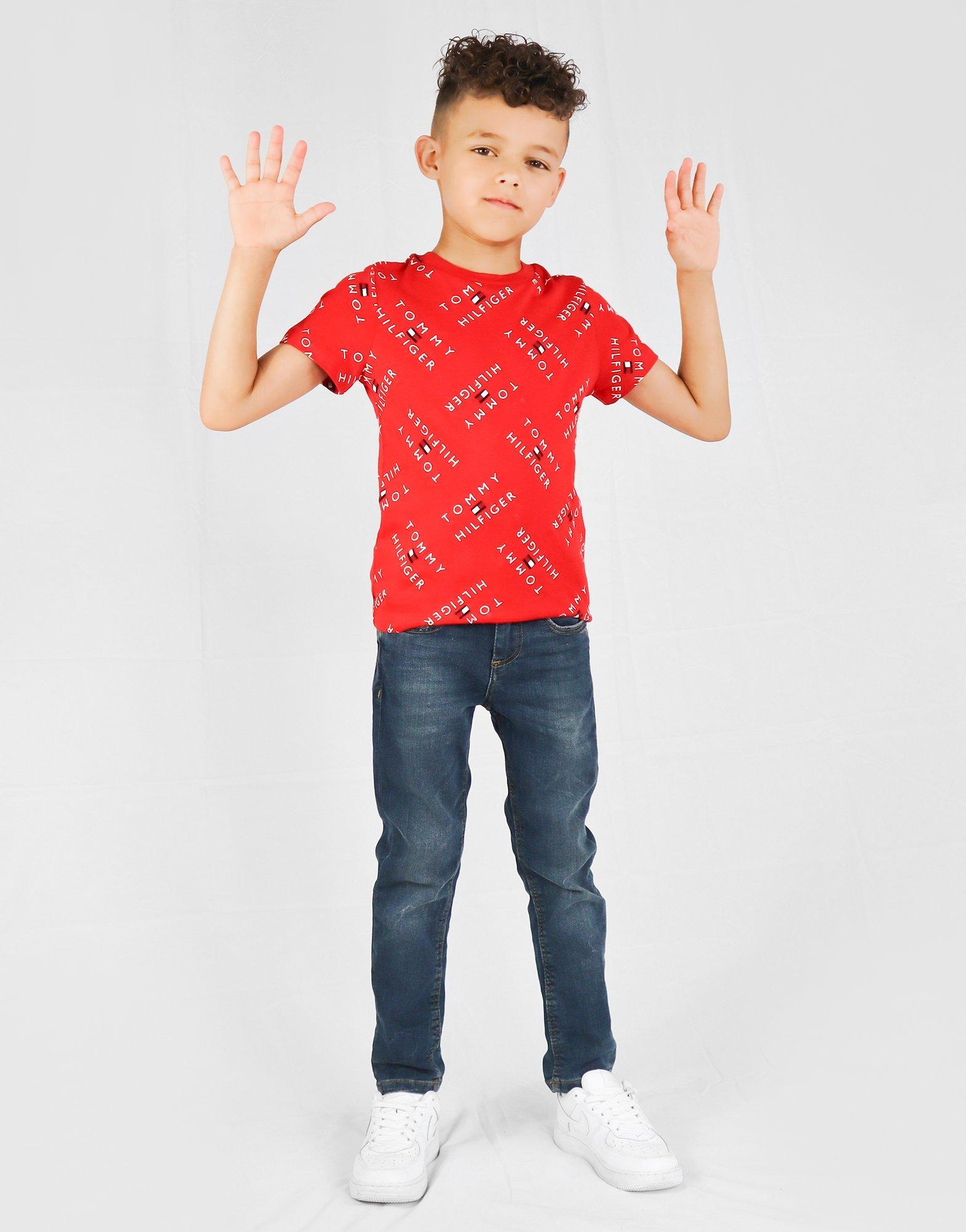 tommy hilfiger all over print t shirt
