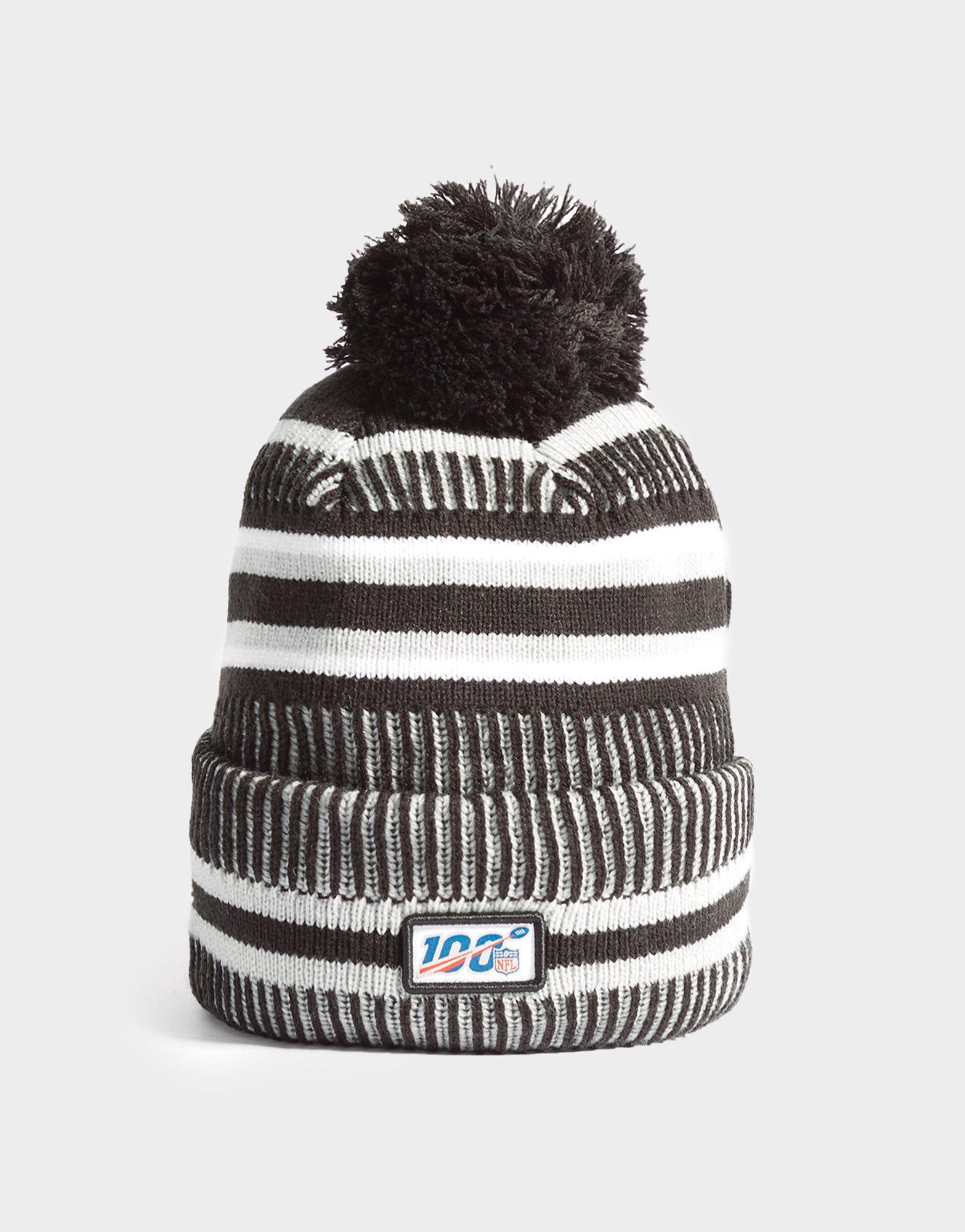 raiders pom beanie