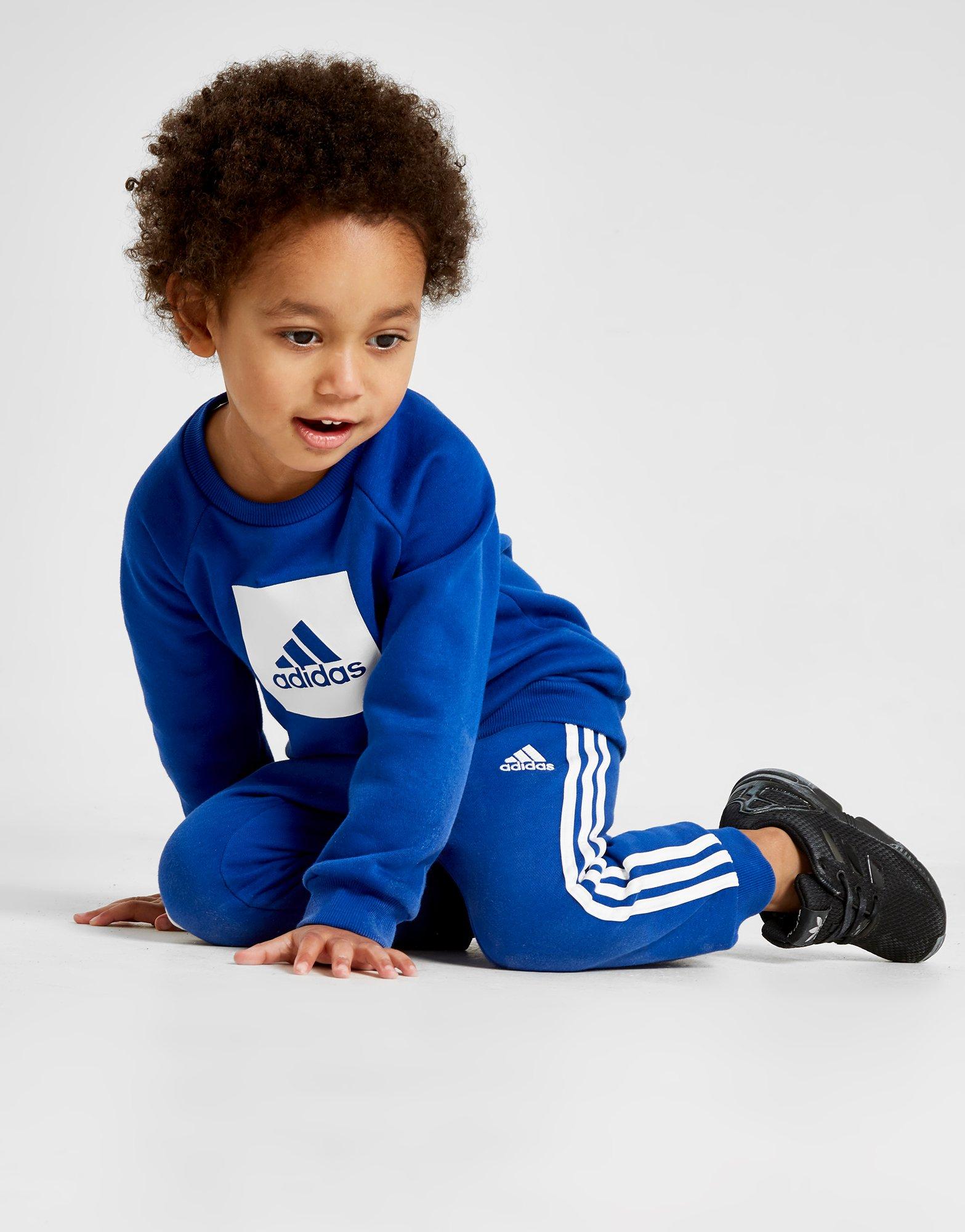 adidas denim crew tracksuit