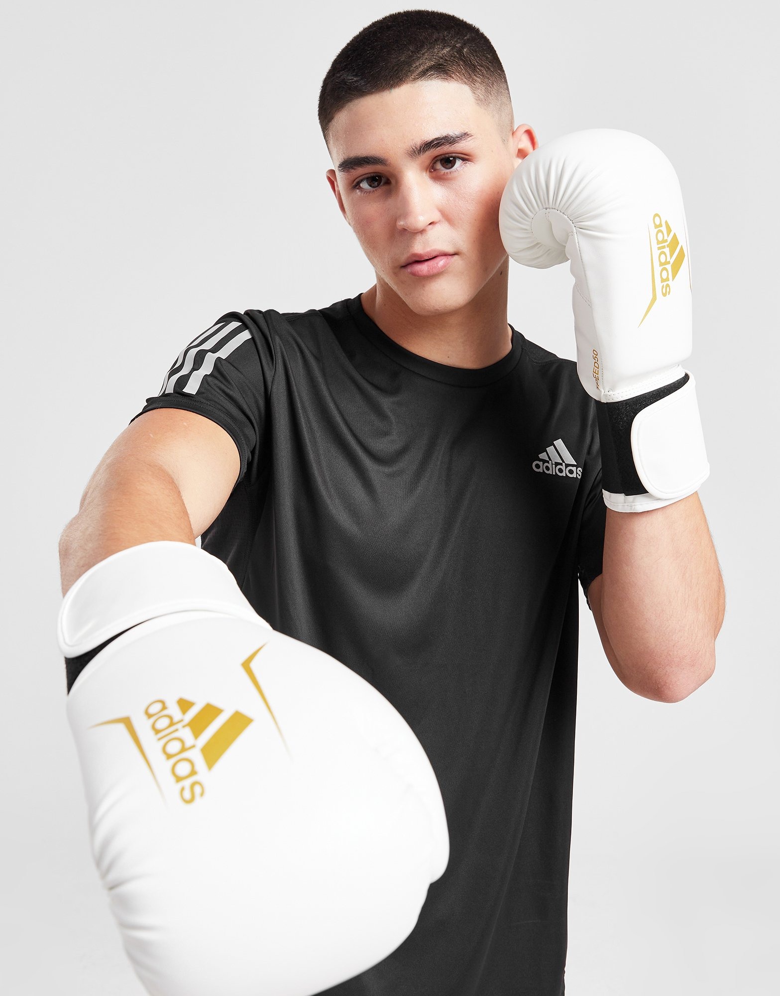 Verdragen Editie Kind White adidas Speed 50 Boxing Gloves | JD Sports Global