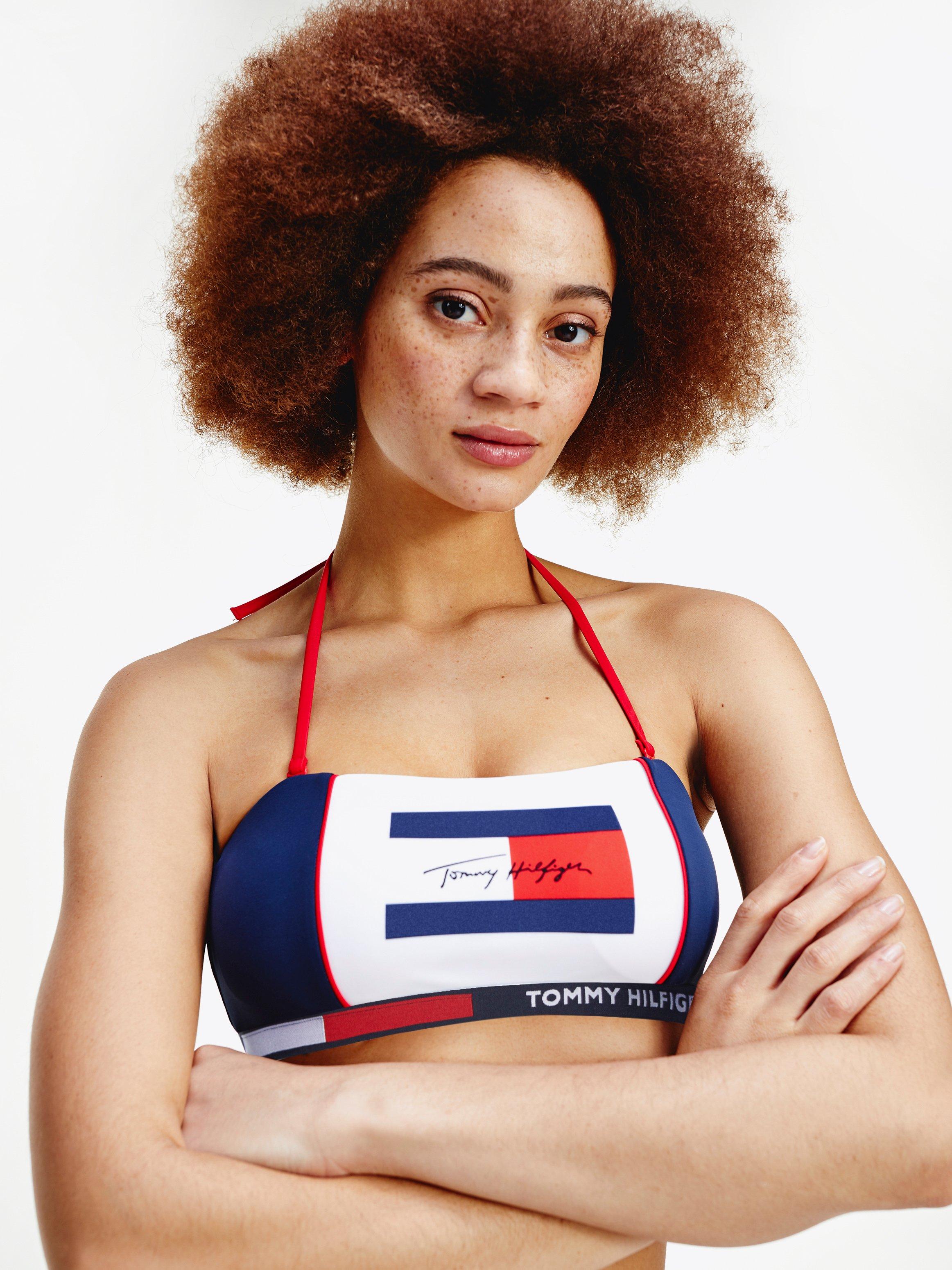 tommy hilfiger bandeau bikini top