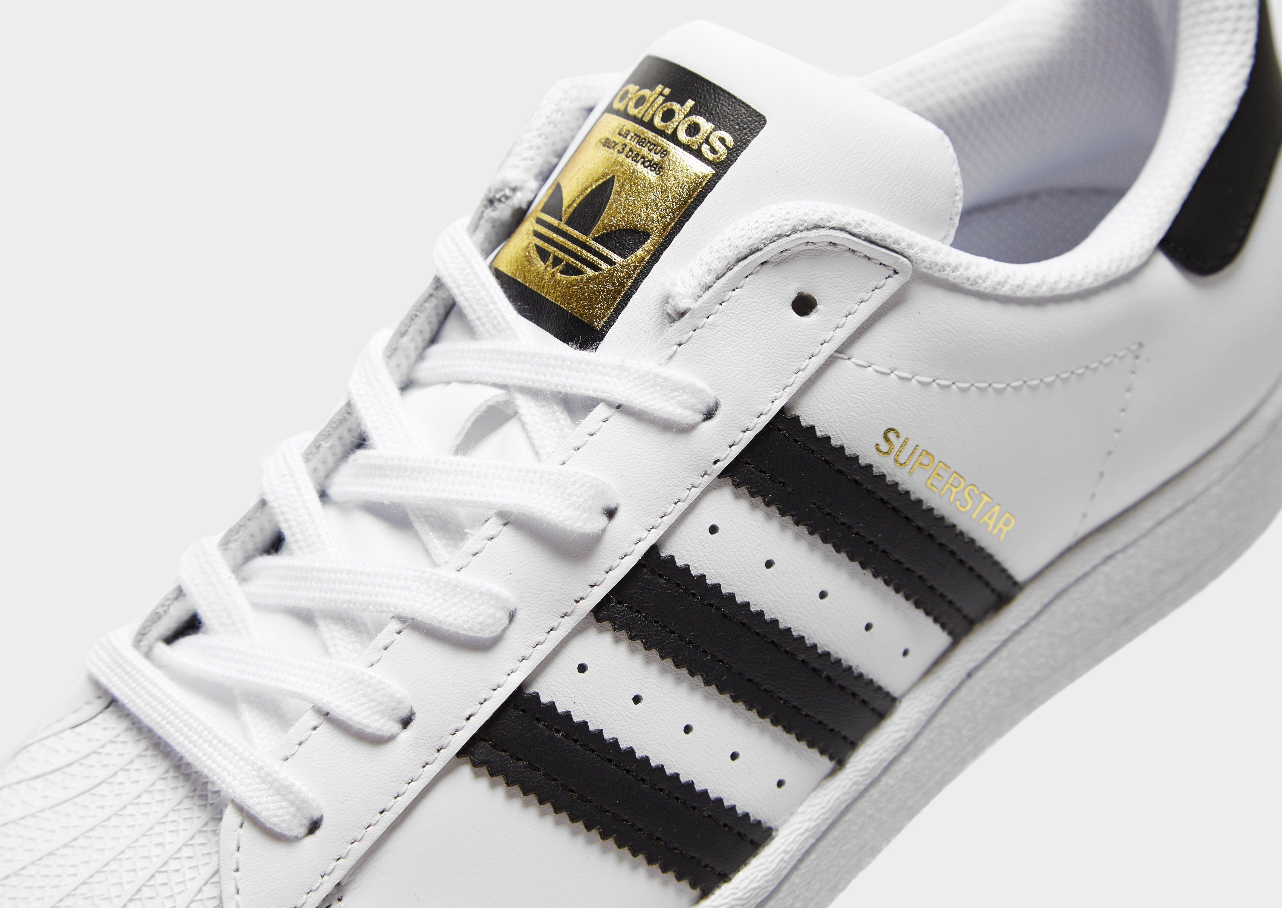 Adidas superstar outlet white junior jd