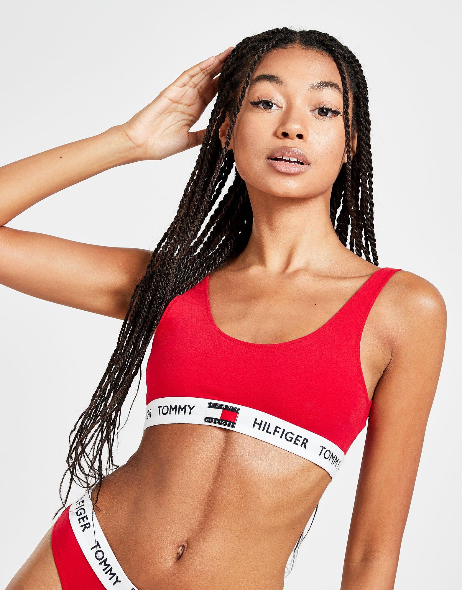 tommy hilfiger bralette red