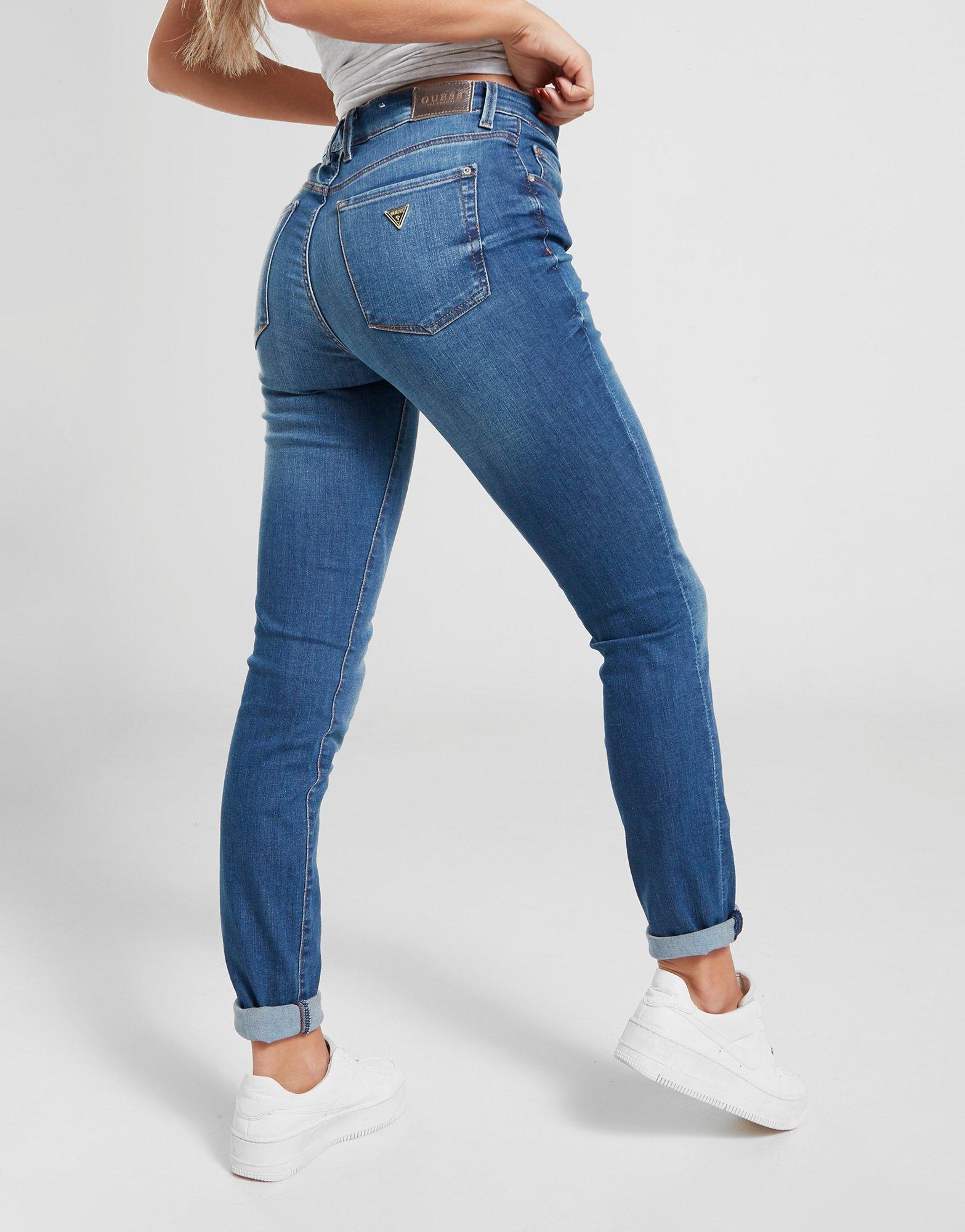 guess high waisted skinny jeans