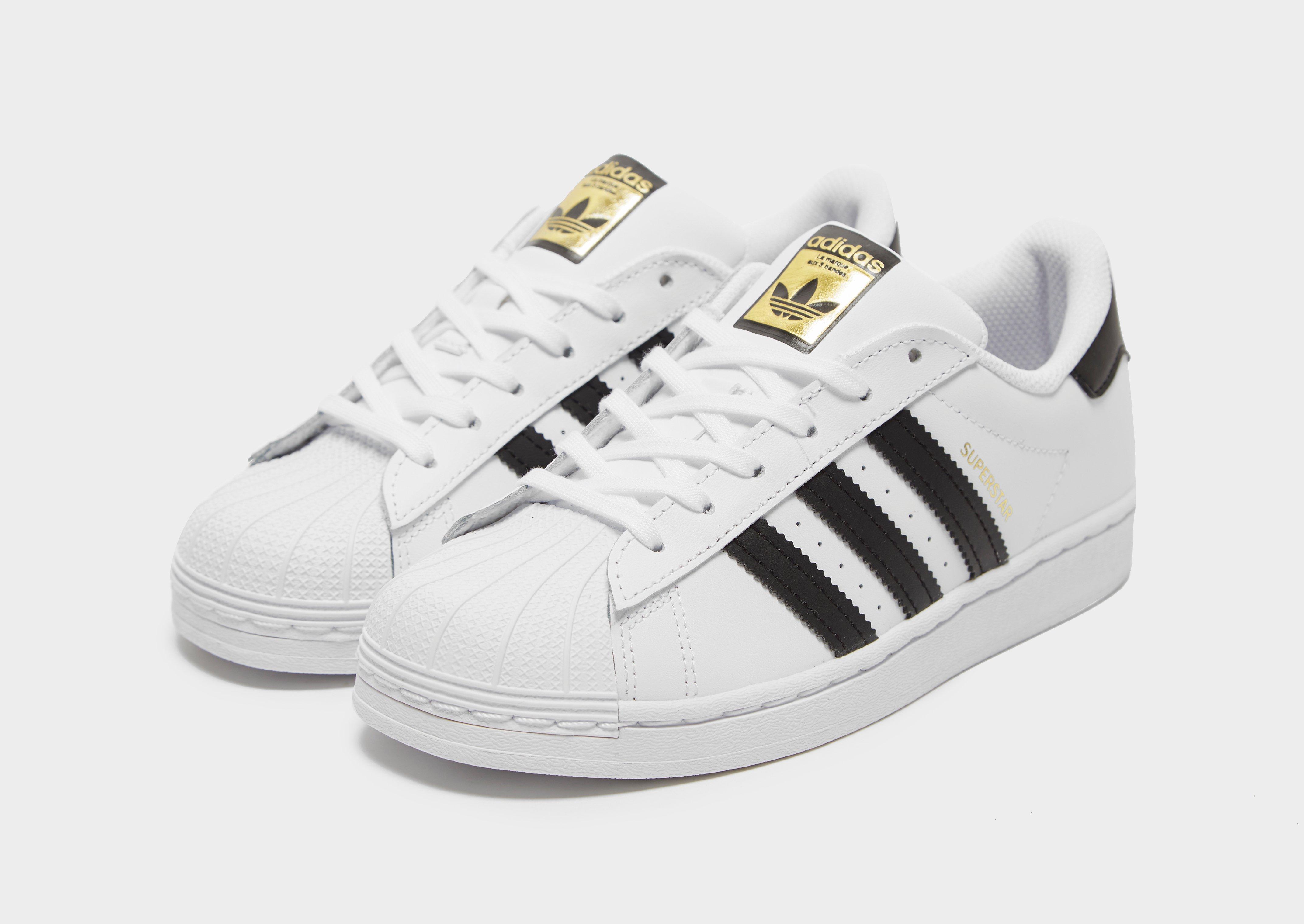 Hvid adidas Originals Superstar Børn - JD Danmark