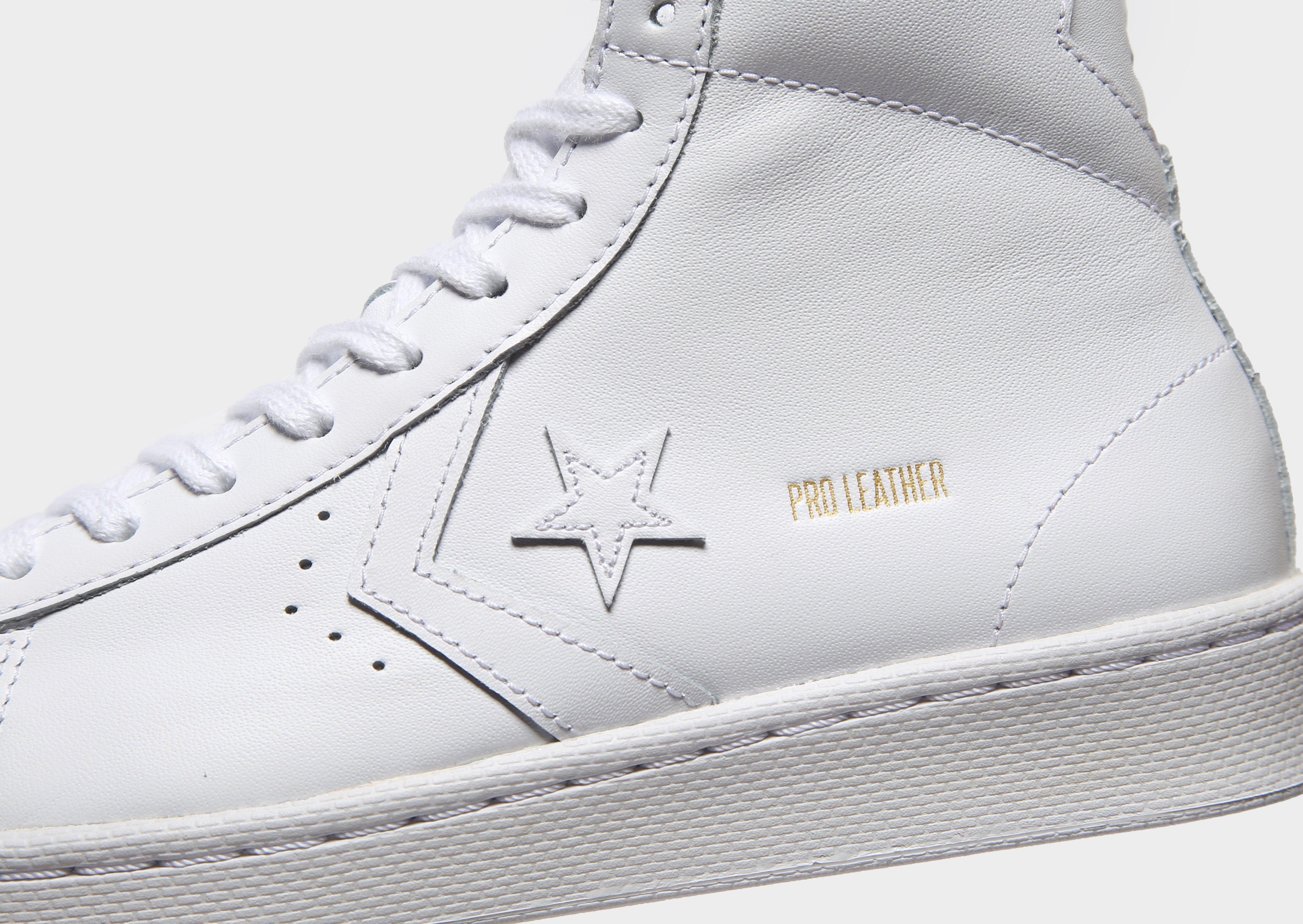 converse pro leather mid star
